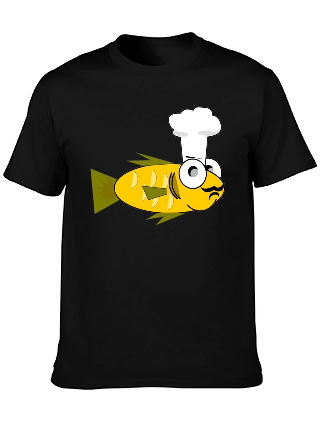 Chef Fish Graphic T-Shirt - Unique Design