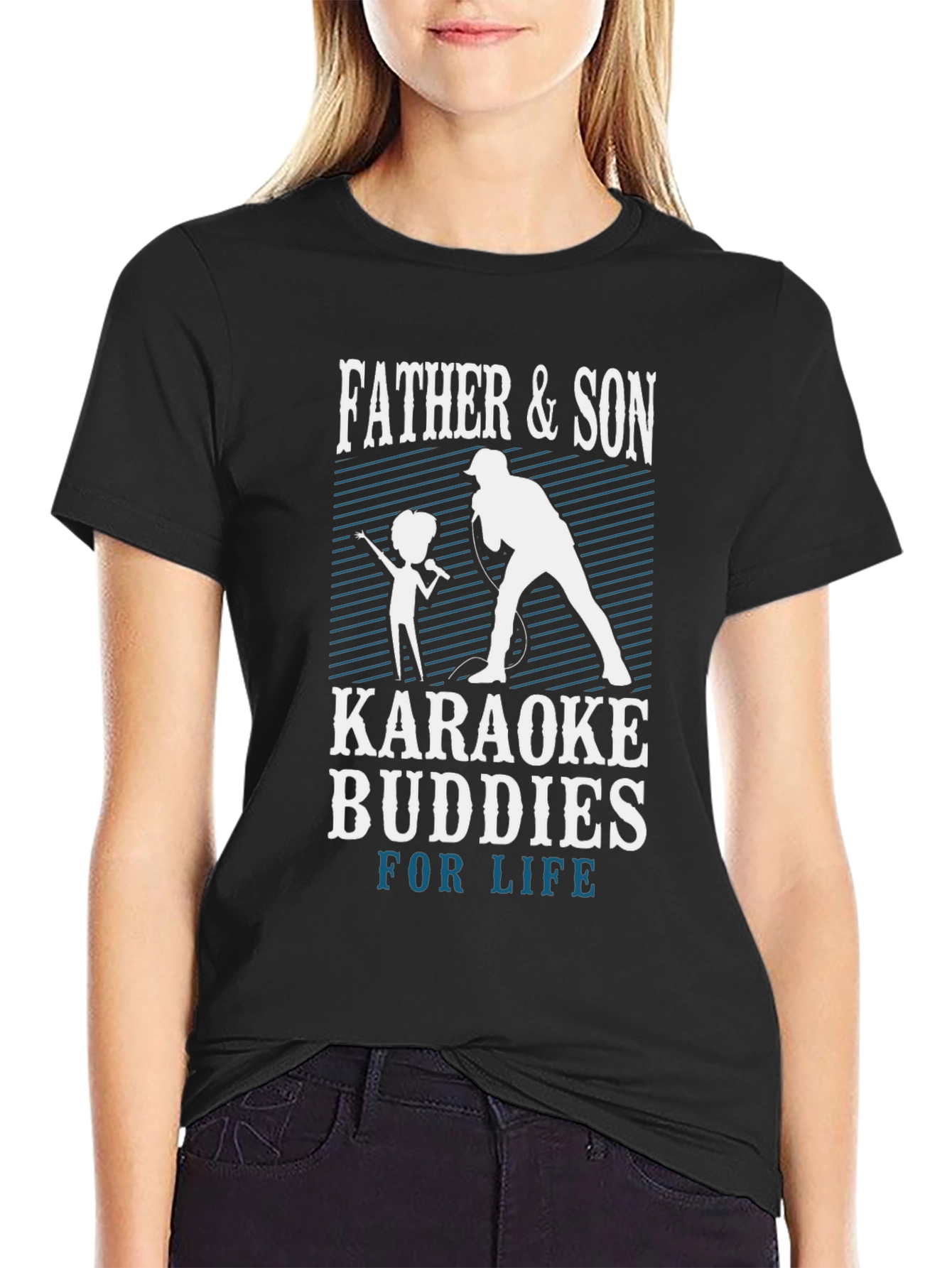 Father & Son Karaoke Buddies T-Shirt