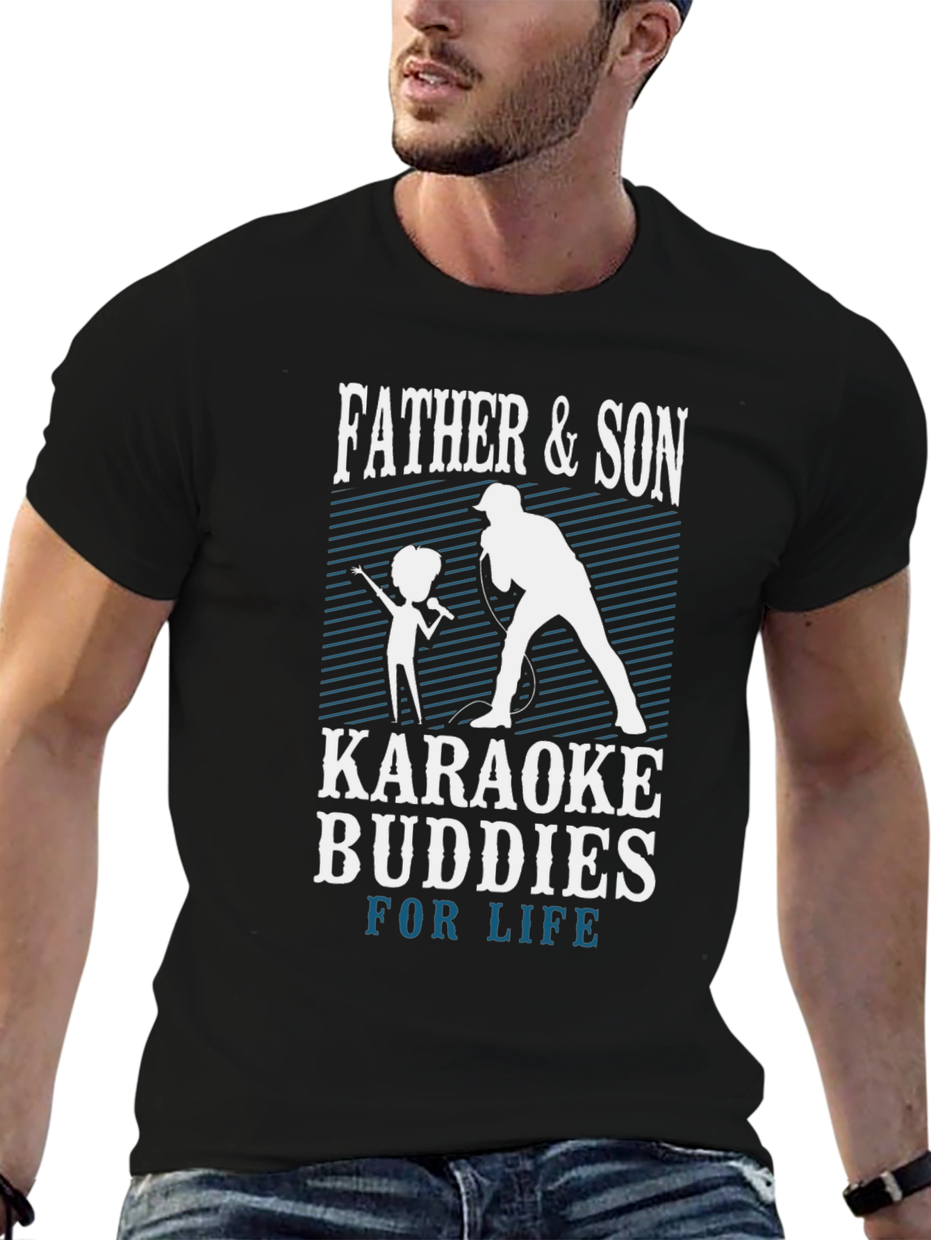 Father & Son Karaoke Buddies T-Shirt