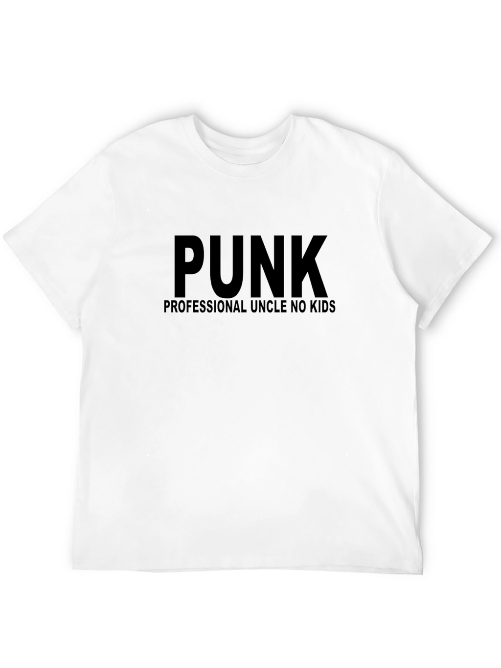 PUNK Professional Uncle No Kids Black T-Shirt