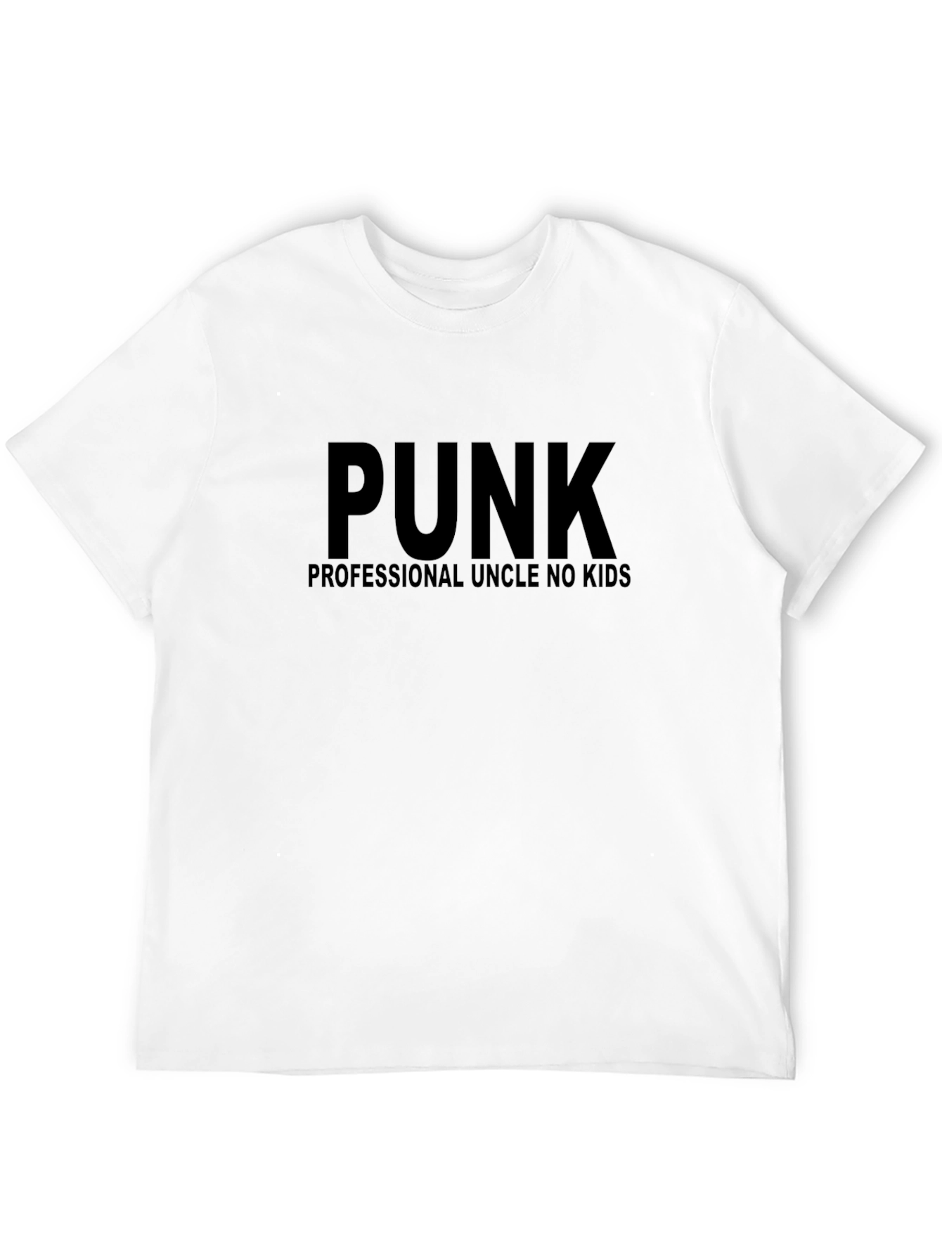 PUNK Professional Uncle No Kids Black T-Shirt