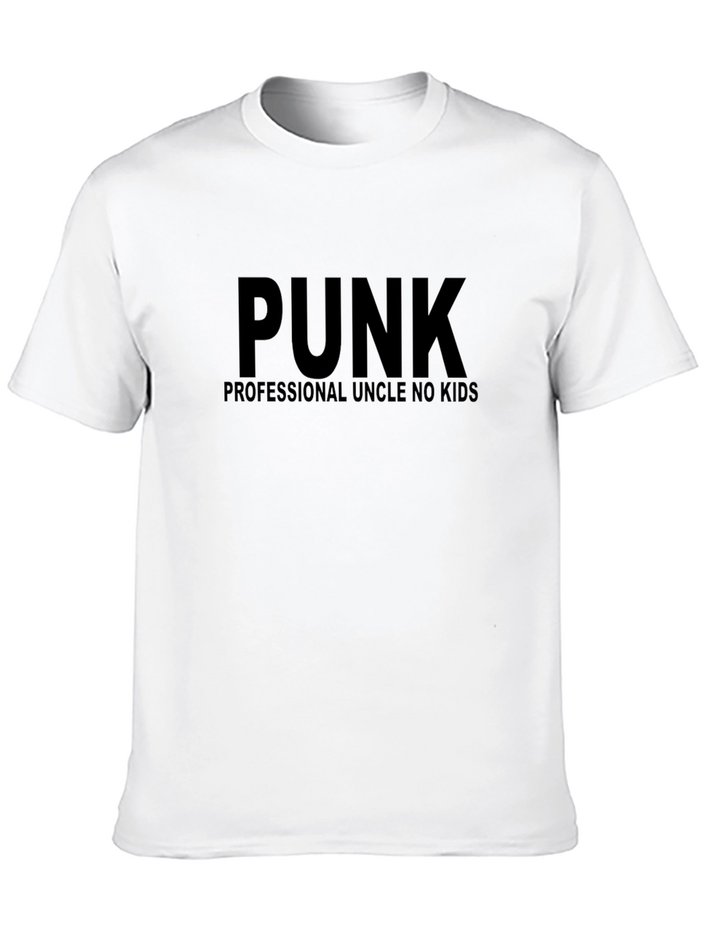 PUNK Professional Uncle No Kids Black T-Shirt