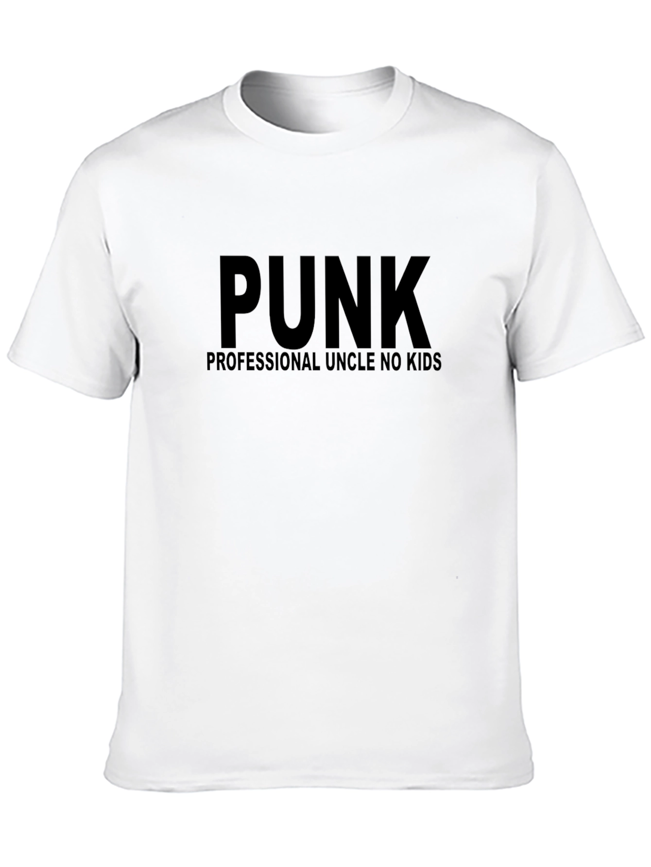 PUNK Professional Uncle No Kids Black T-Shirt