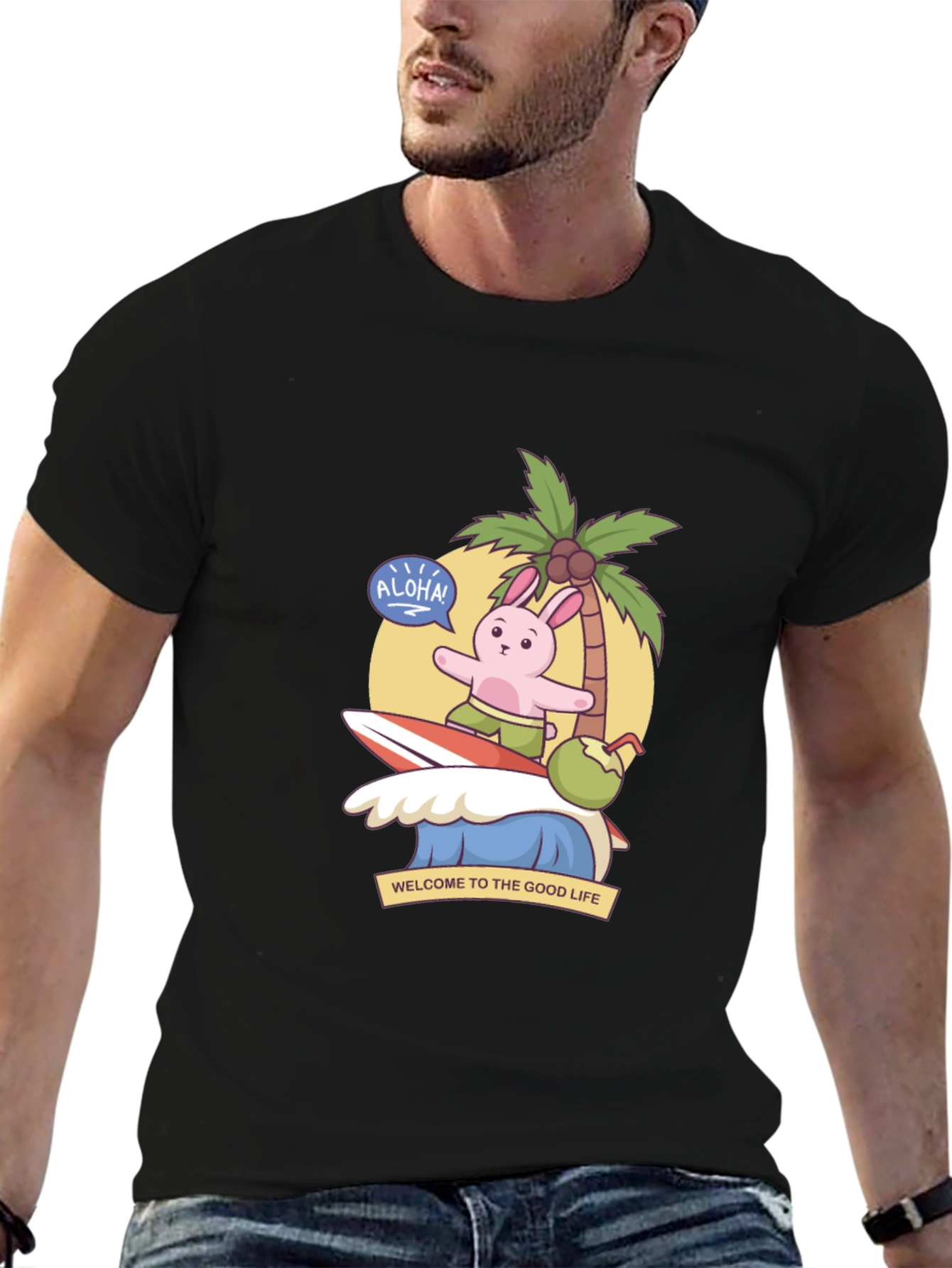 Aloha Bunny Surf T-Shirt