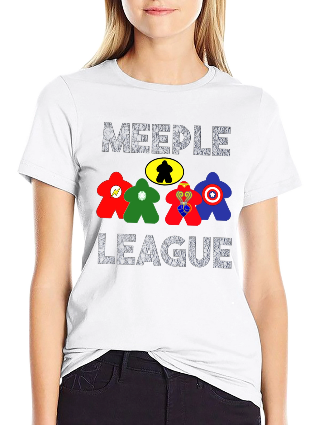Meeple League T-Shirt - Board Game Geek Apparel