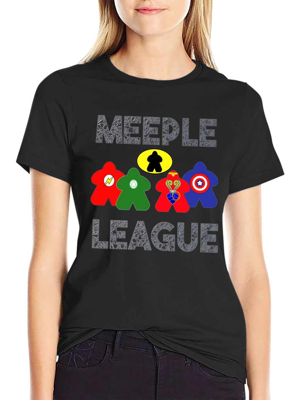 Meeple League T-Shirt - Board Game Geek Apparel