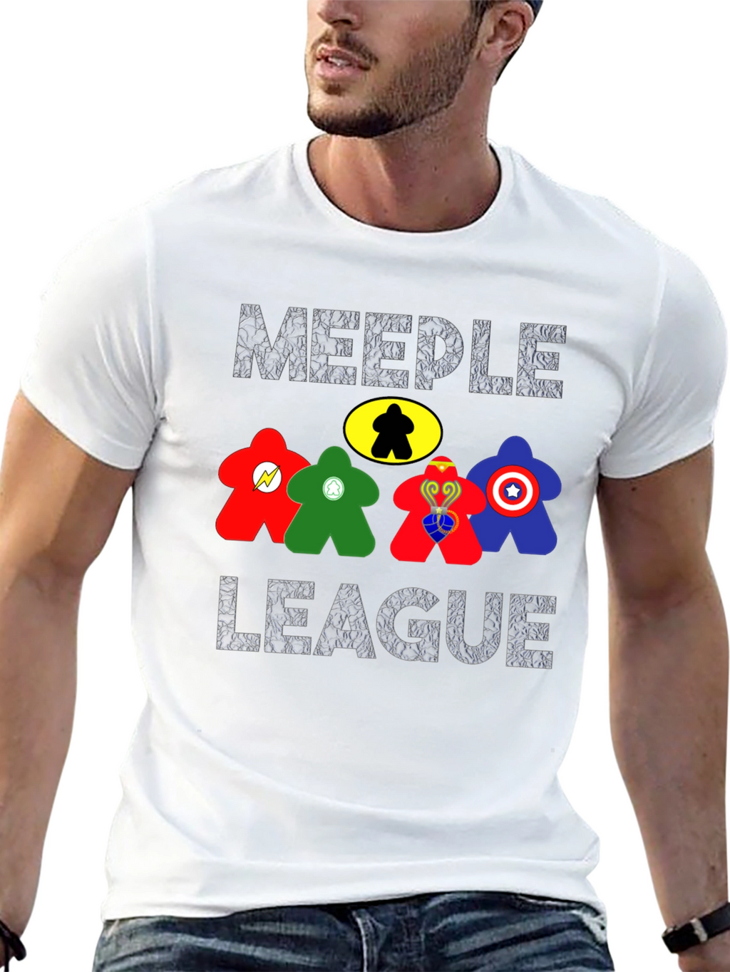 Meeple League T-Shirt - Board Game Geek Apparel