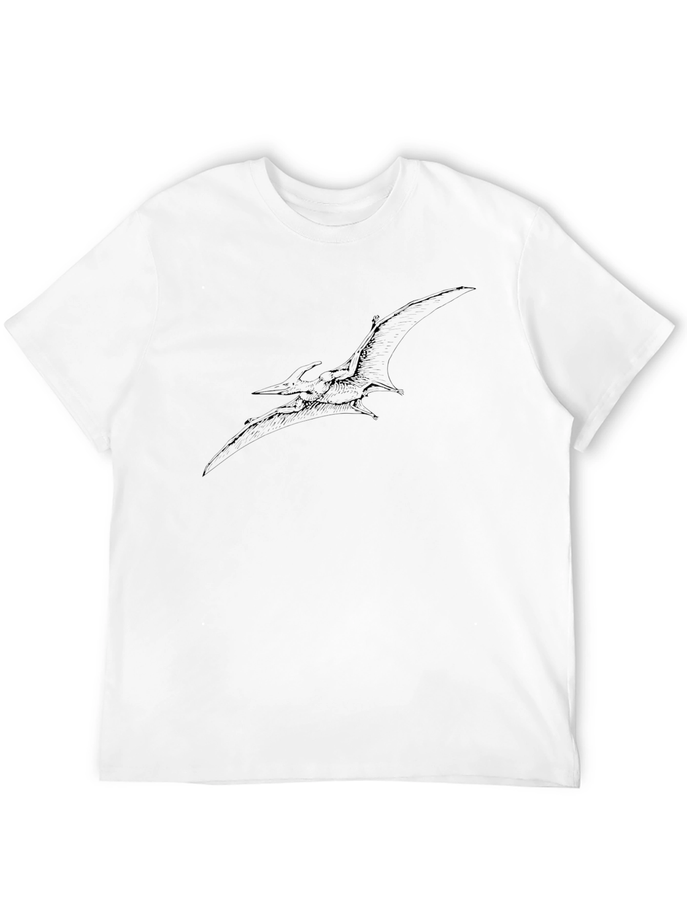 Pterodactyl Graphic Tee - Black