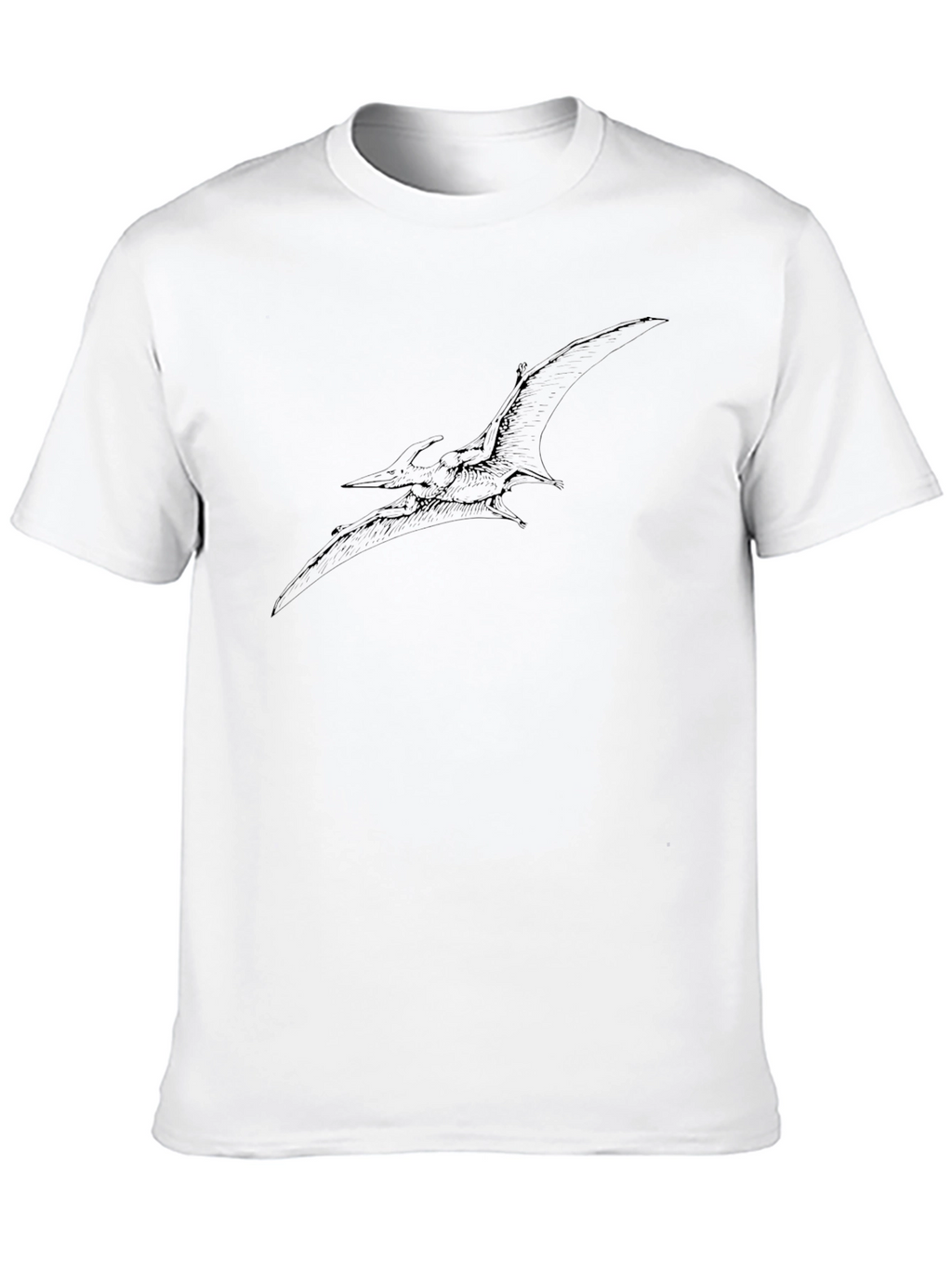Pterodactyl Graphic Tee - Black