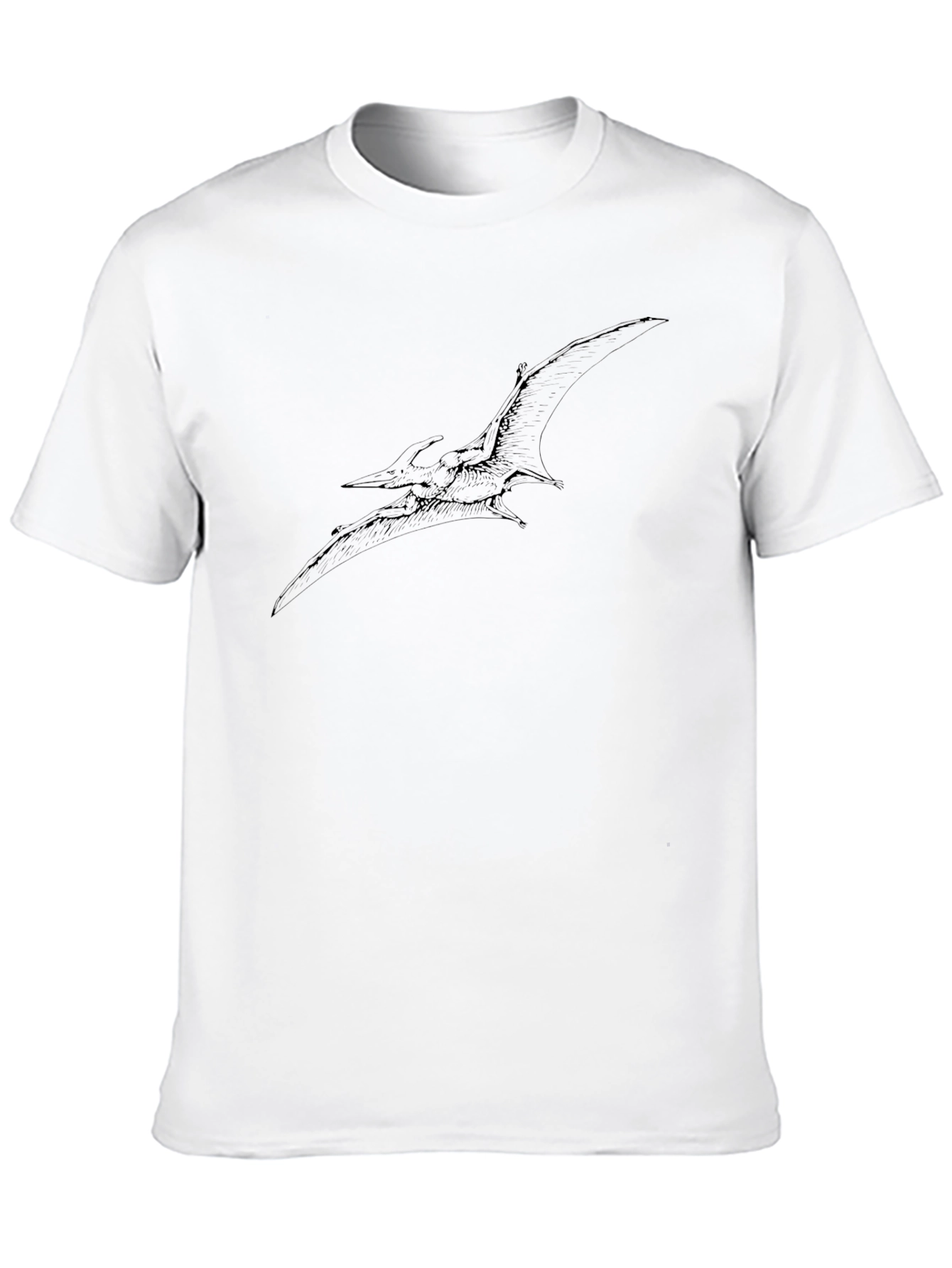 Pterodactyl Graphic Tee - Black