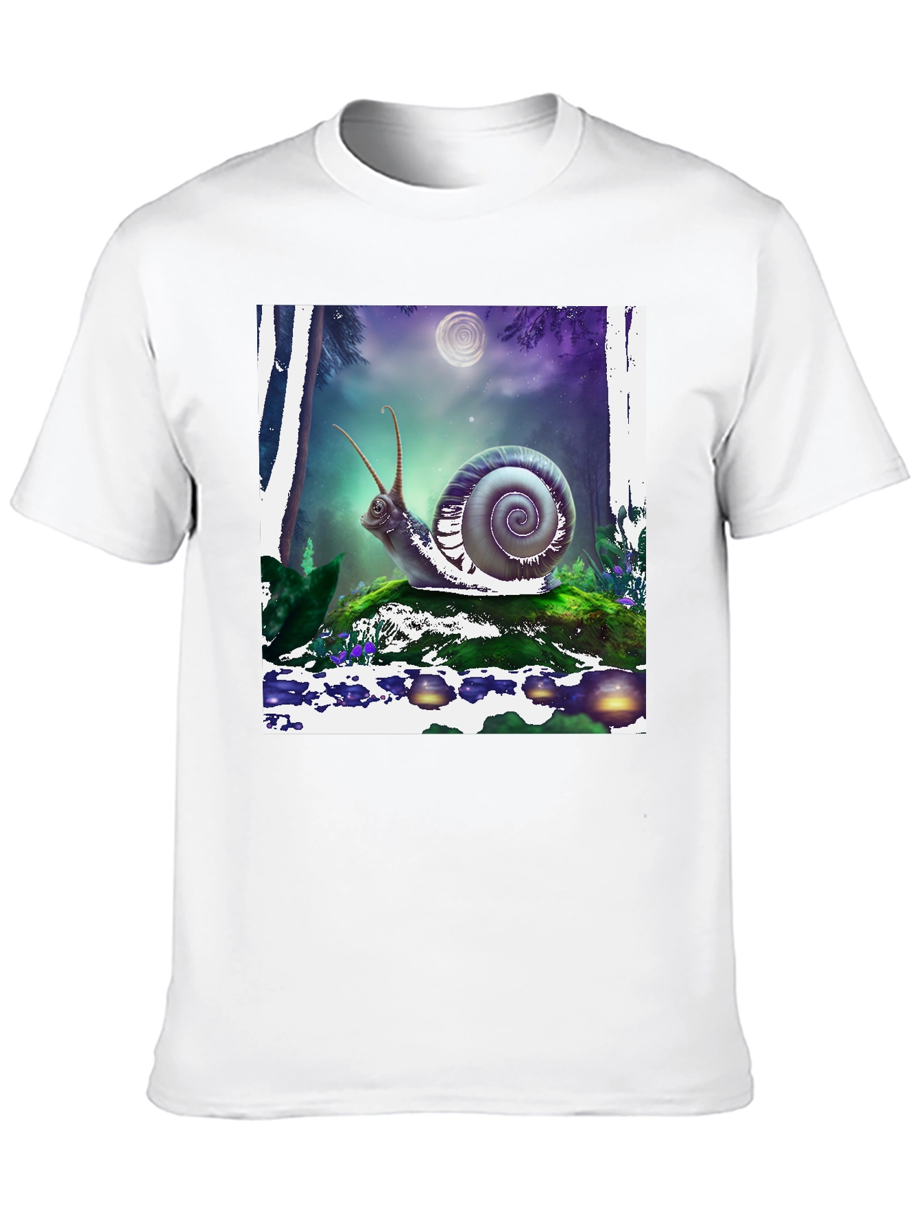 Snail Graphic Tee - Mens Black T-Shirt