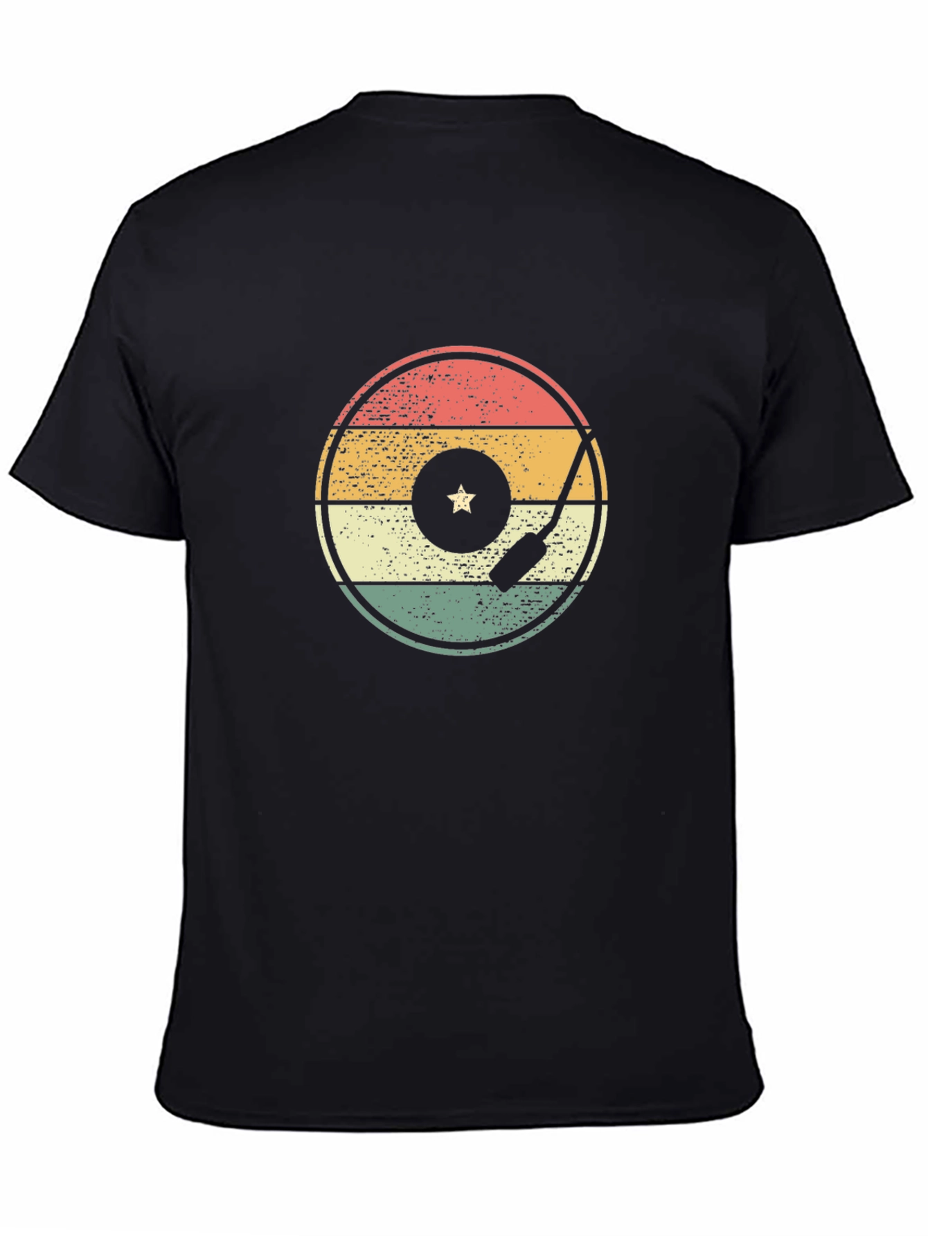 Retro Record Player T-Shirt - Vintage Style Tee
