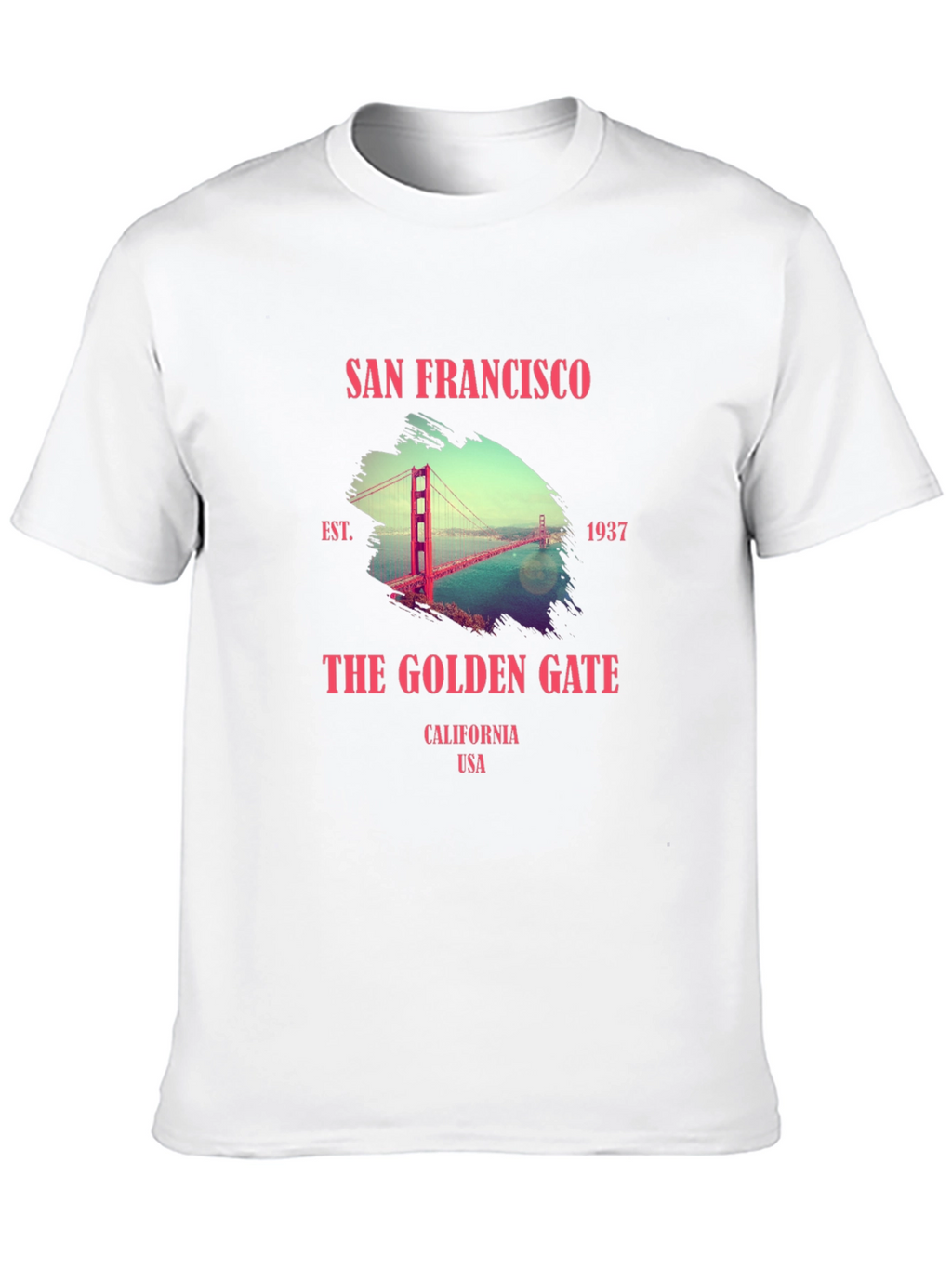 Golden Gate San Francisco Black T-Shirt