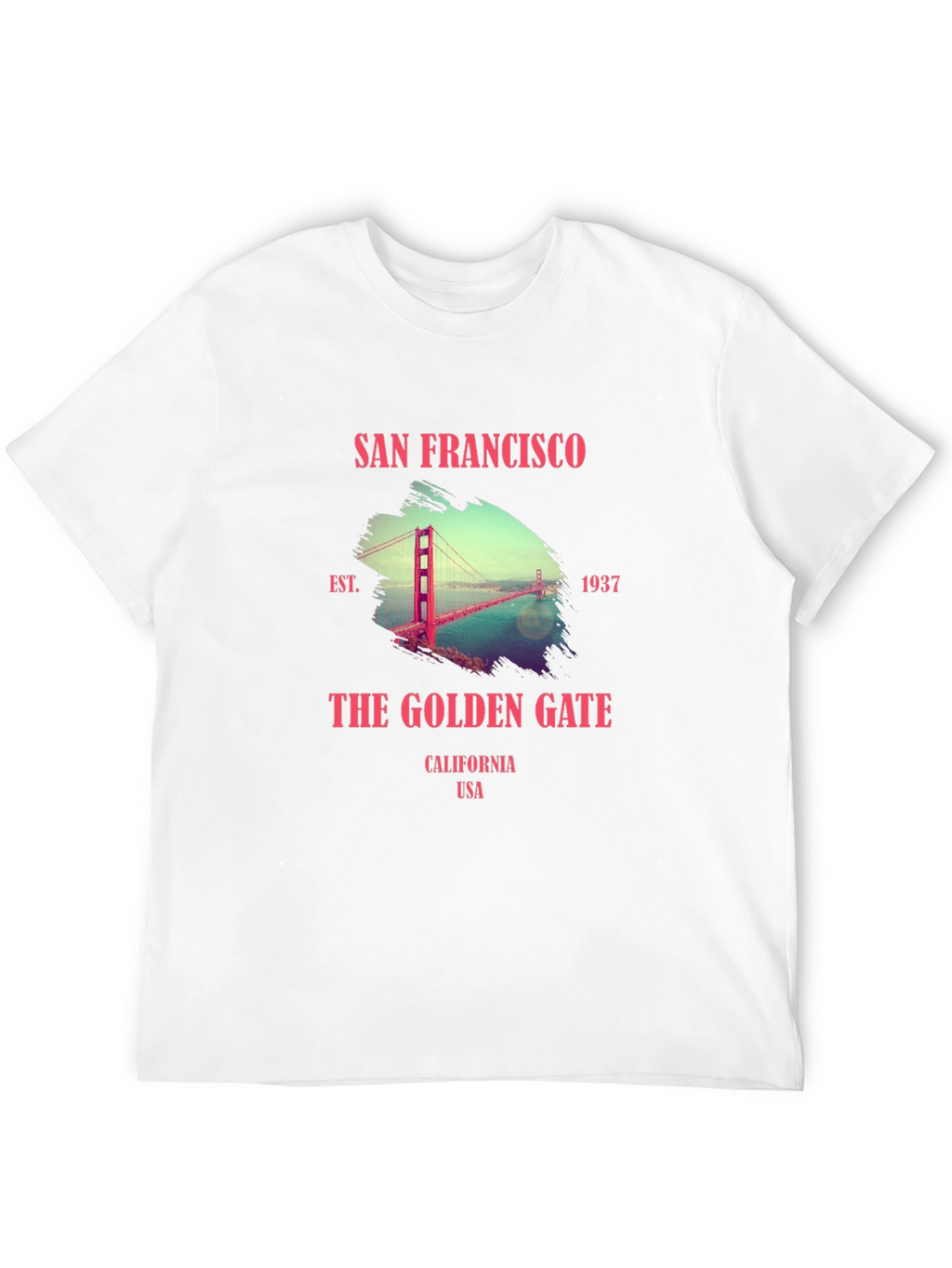 Golden Gate San Francisco Black T-Shirt