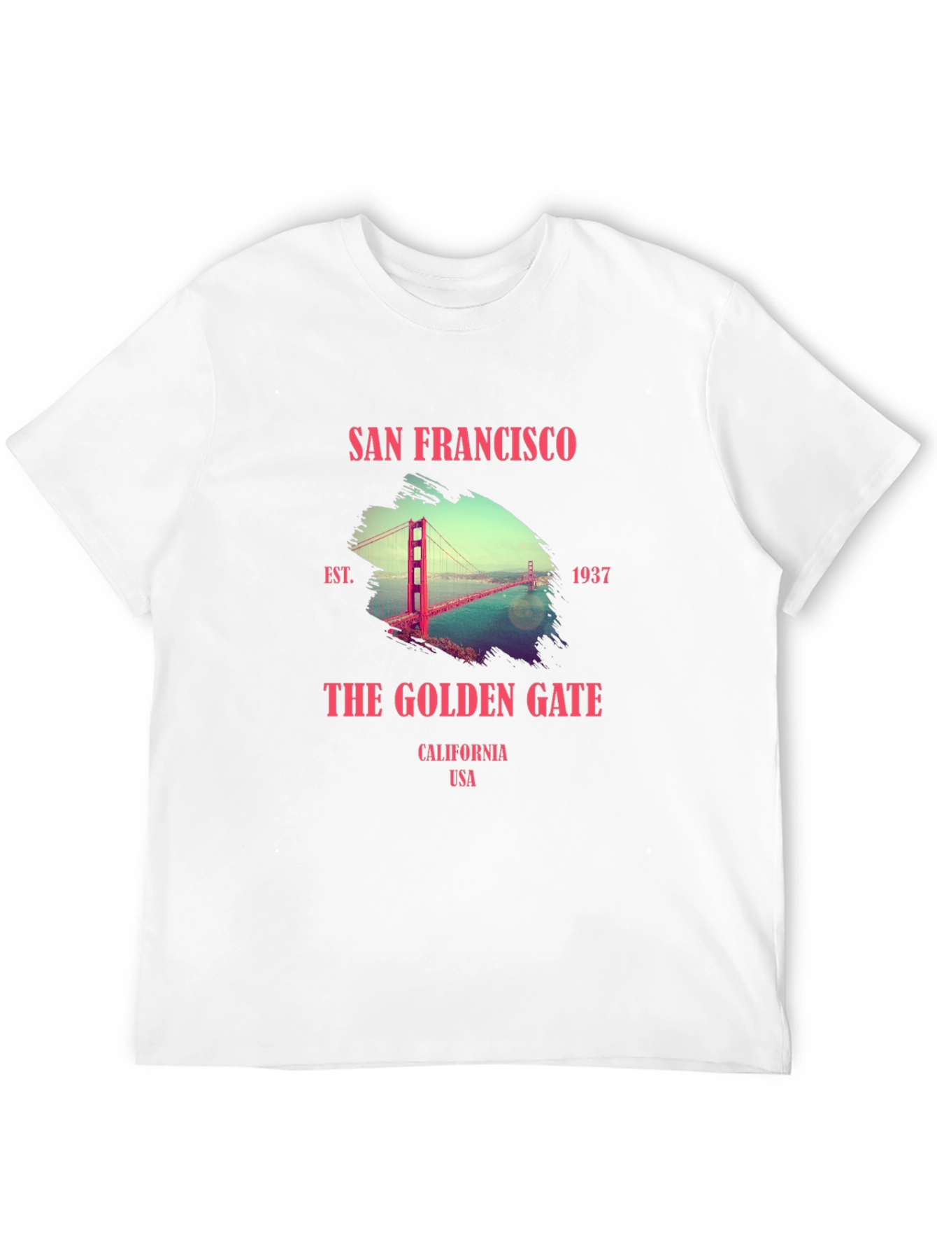 Golden Gate San Francisco Black T-Shirt