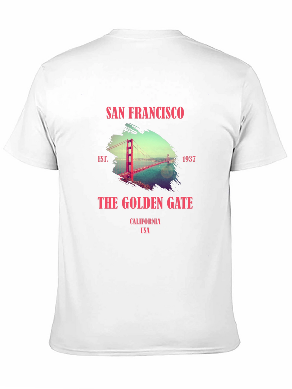 Golden Gate San Francisco Black T-Shirt