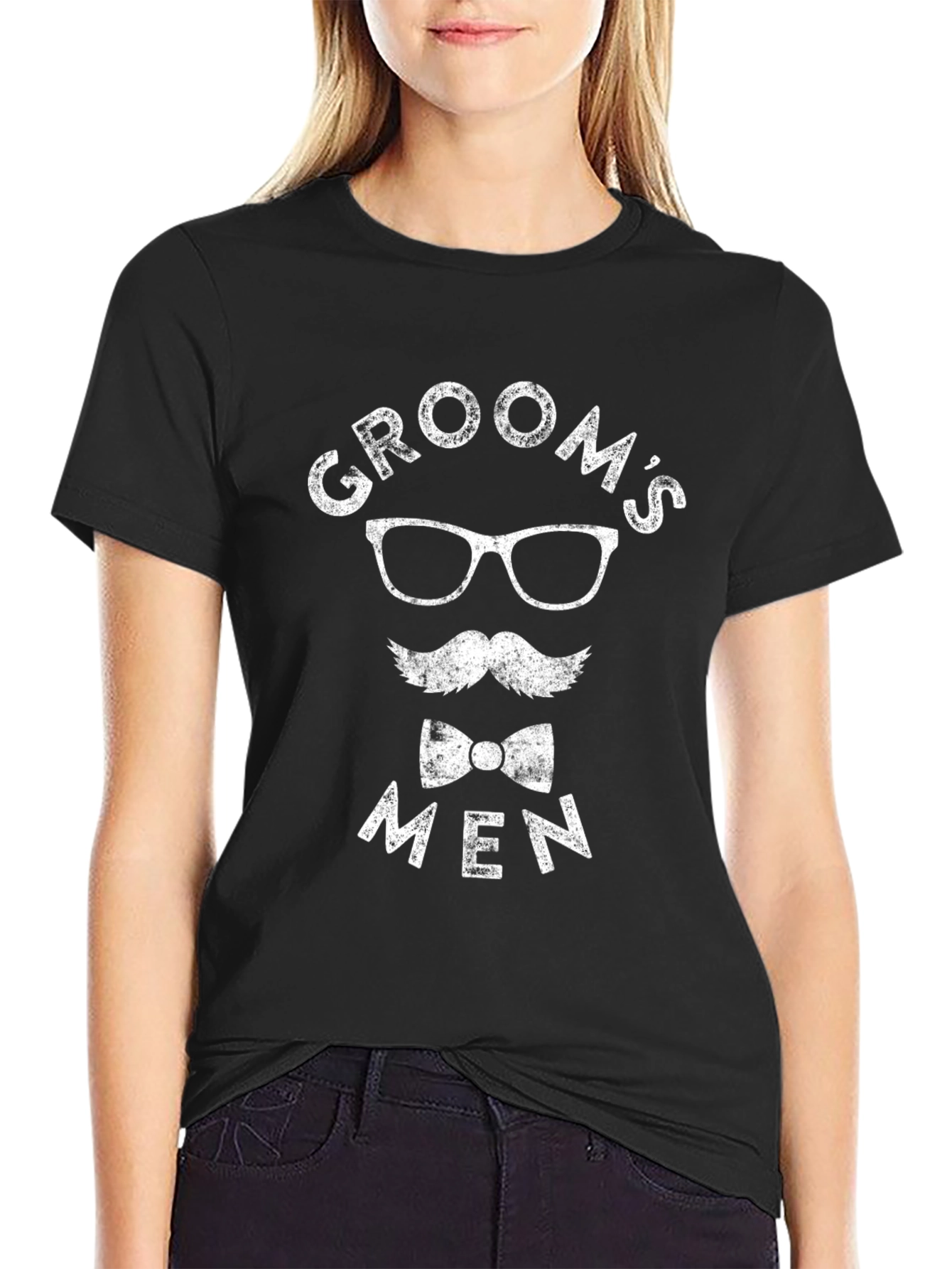 Grooms Men Graphic Print T-Shirt