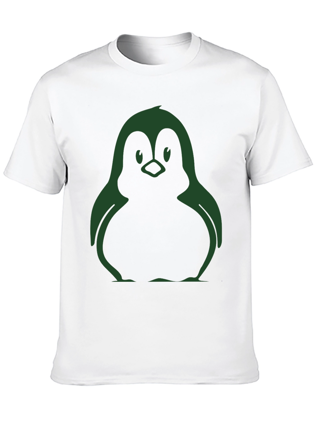 Cool Penguin Graphic Black T-Shirt