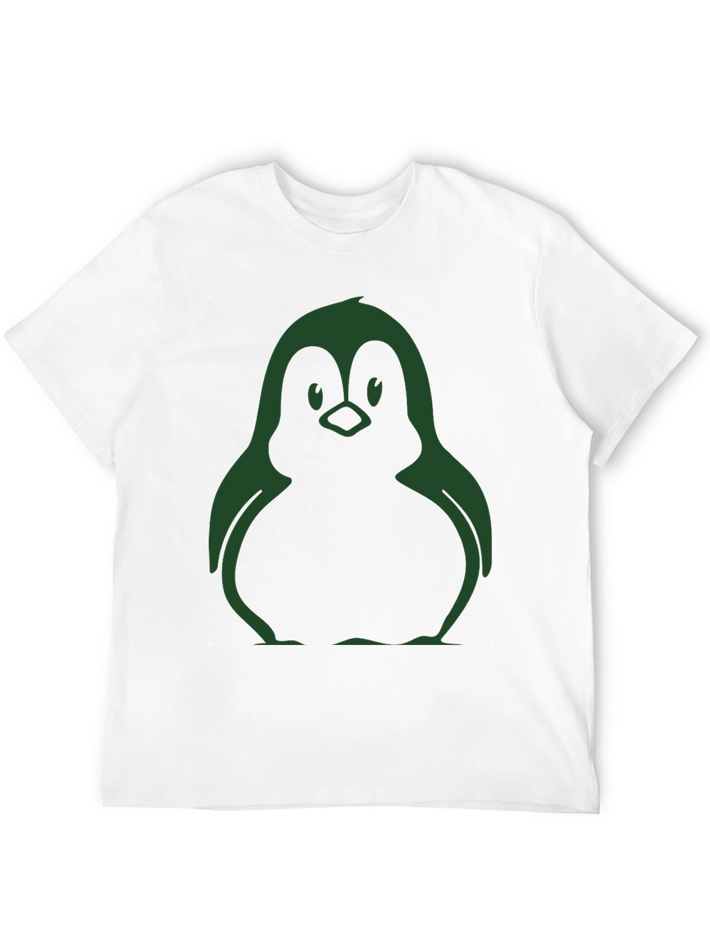Cool Penguin Graphic Black T-Shirt