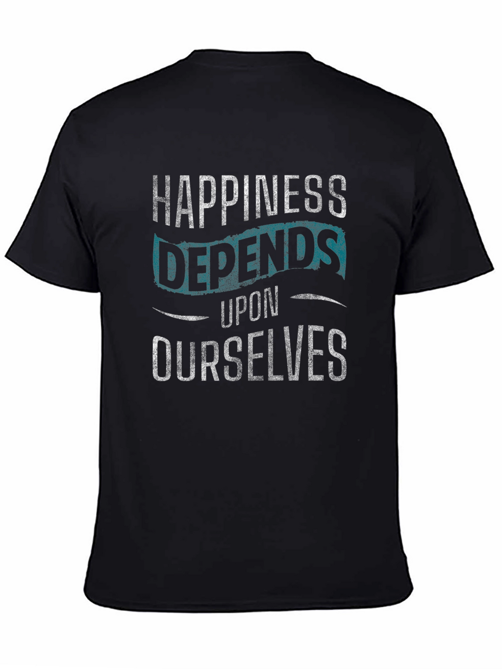 Happiness Depends on Ourselves Graphic T-Shirt