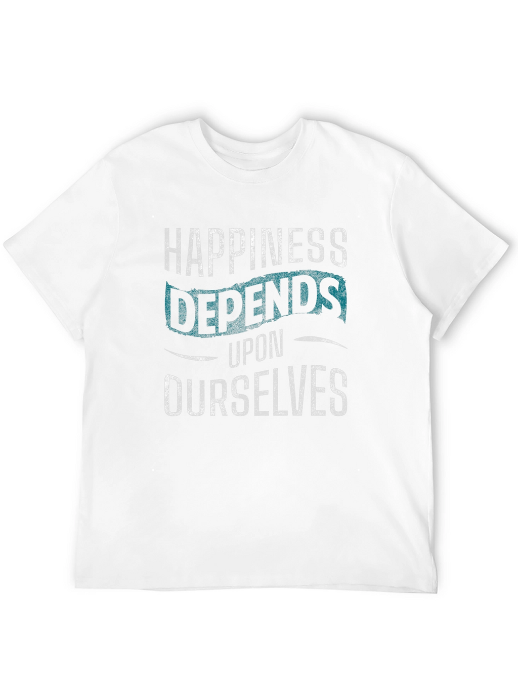 Happiness Depends on Ourselves Graphic T-Shirt