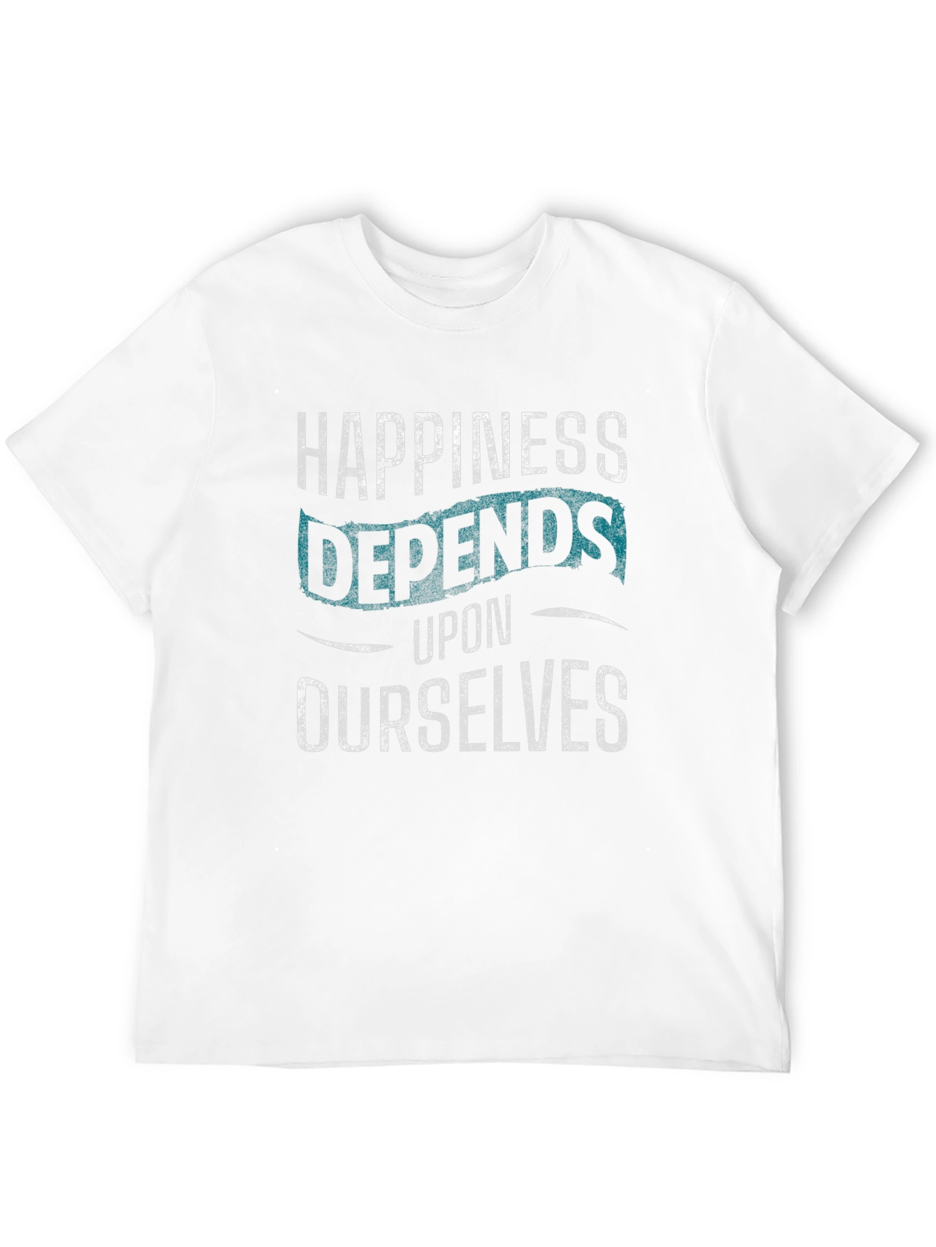 Happiness Depends on Ourselves Graphic T-Shirt