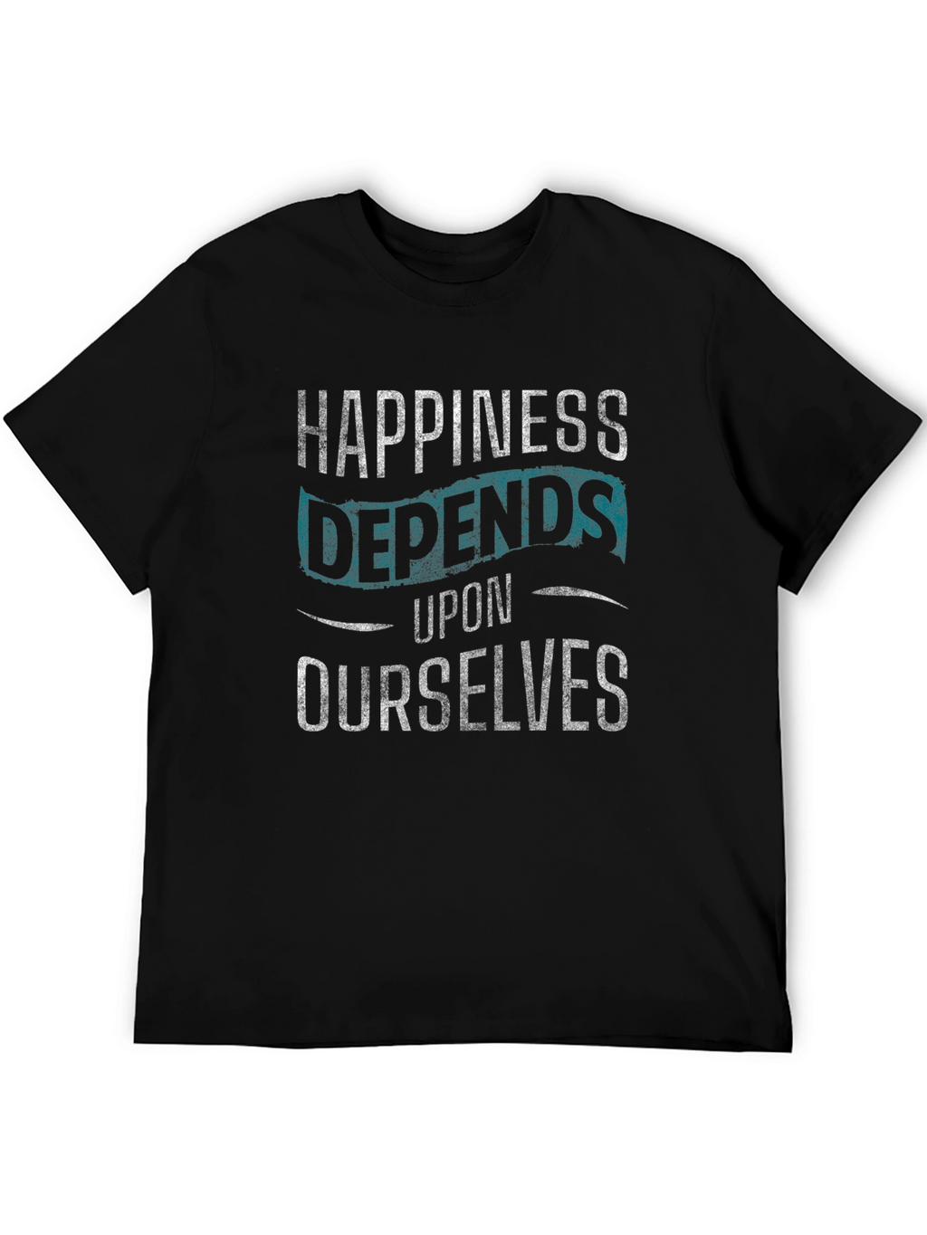 Happiness Depends on Ourselves Graphic T-Shirt