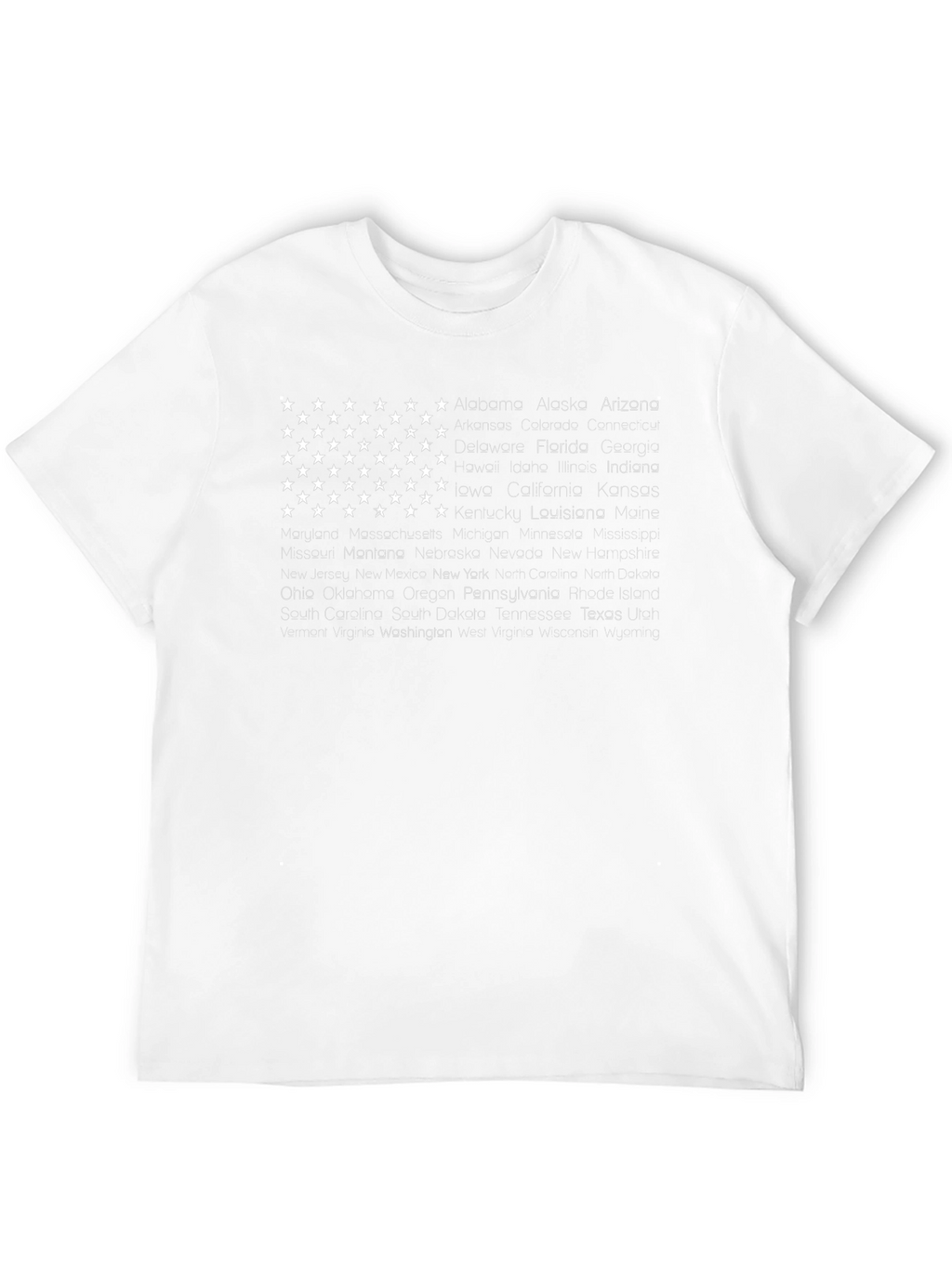 USA States Flag Graphic T-Shirt - Patriotic Pride