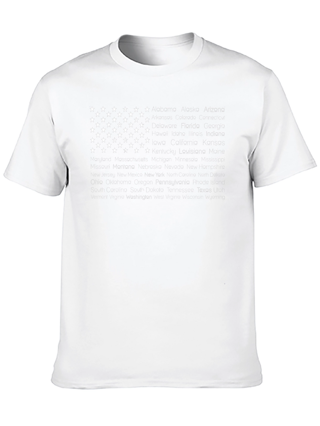 USA States Flag Graphic T-Shirt - Patriotic Pride