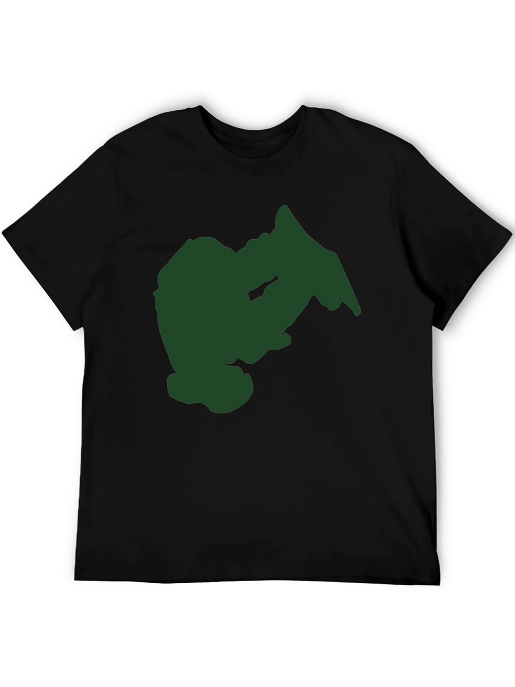 Mens Graphic Tee - Abstract Green Design