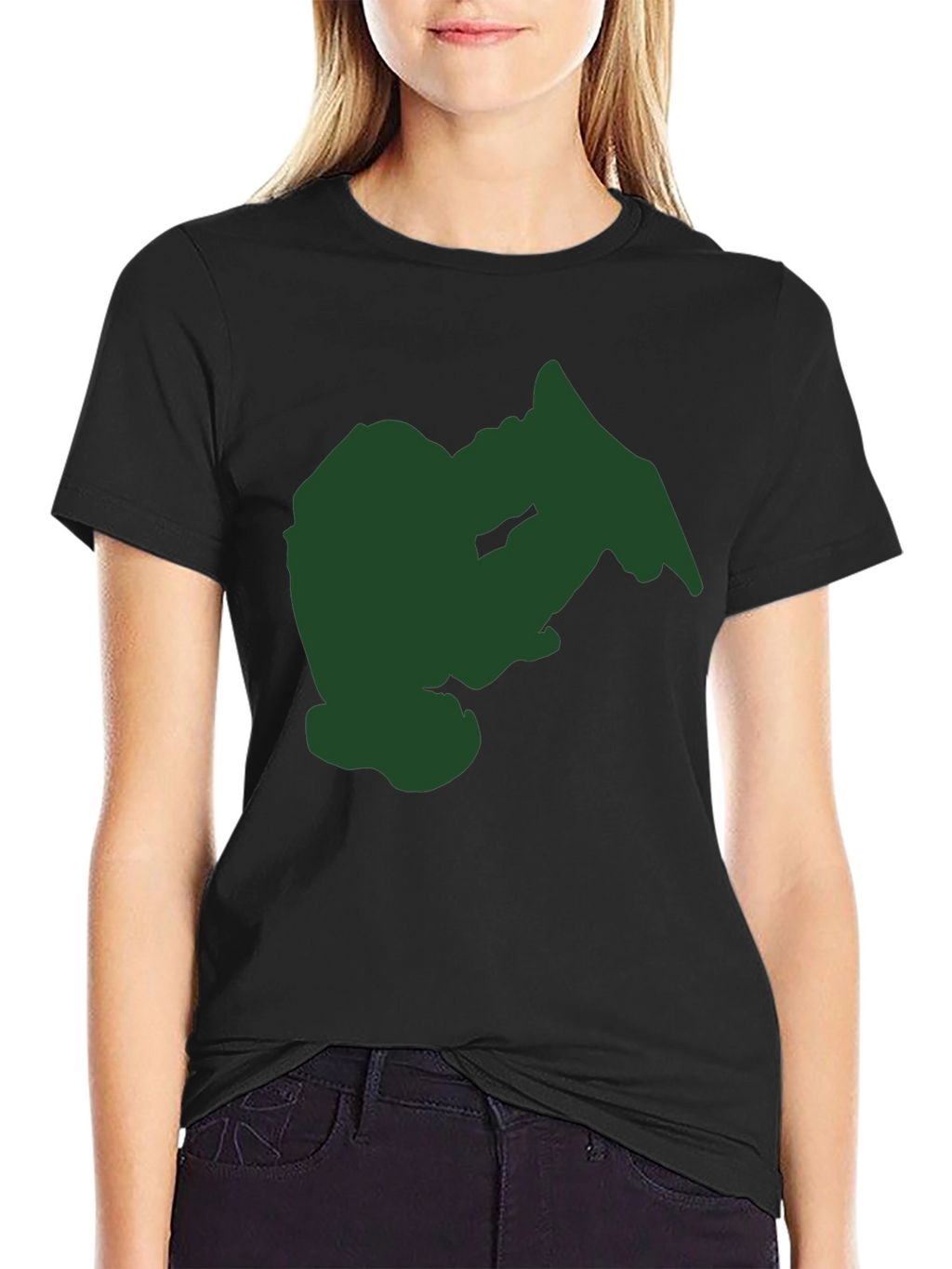 Mens Graphic Tee - Abstract Green Design