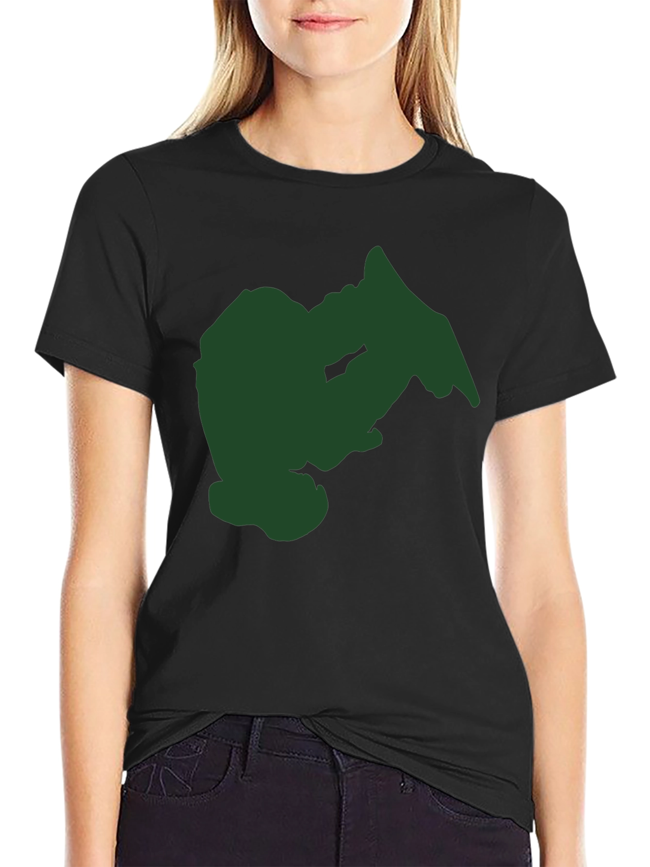 Mens Graphic Tee - Abstract Green Design
