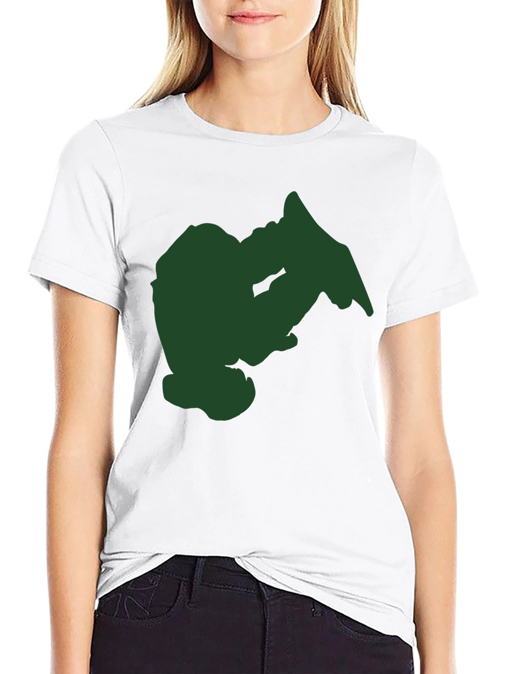 Mens Graphic Tee - Abstract Green Design