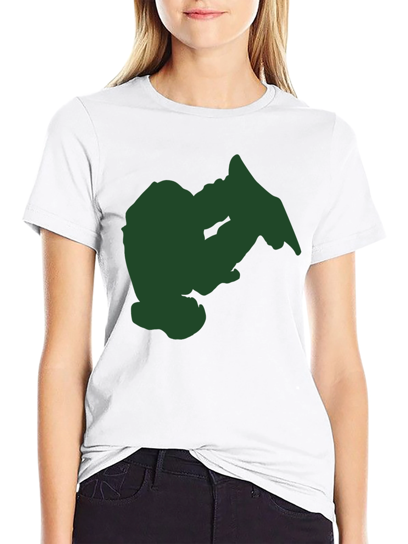 Mens Graphic Tee - Abstract Green Design