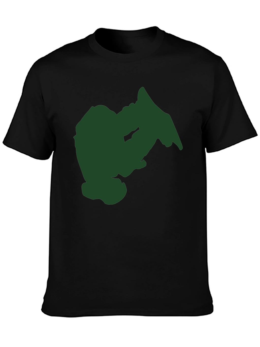 Mens Graphic Tee - Abstract Green Design