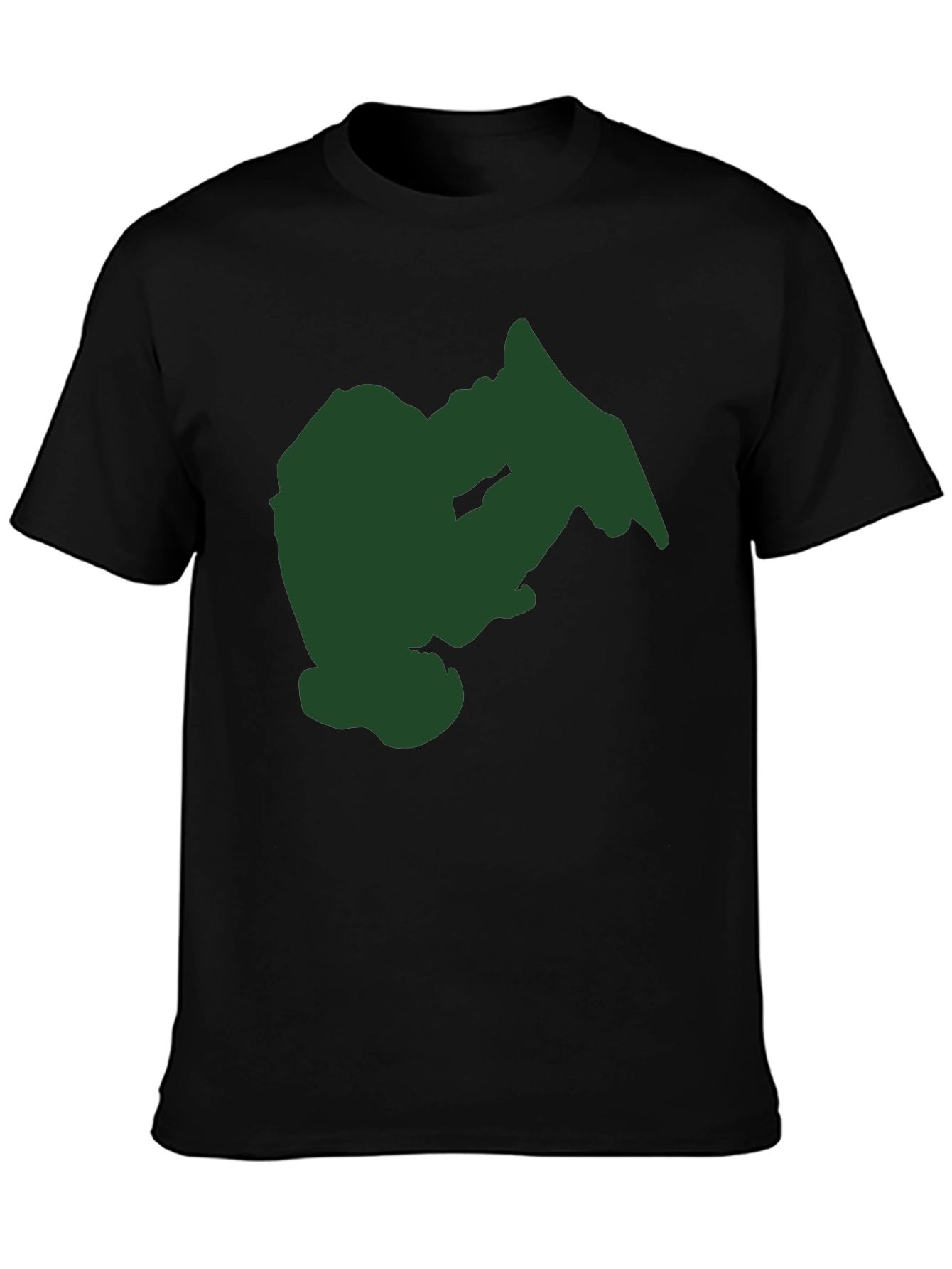 Mens Graphic Tee - Abstract Green Design