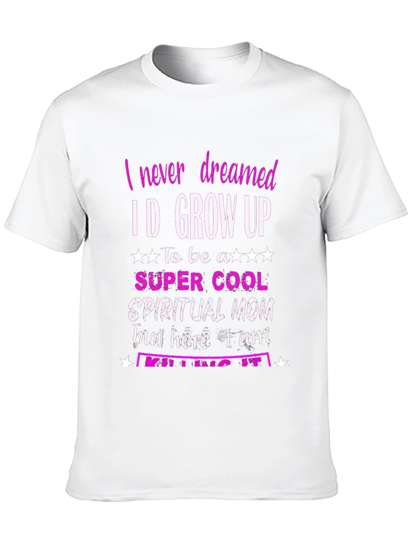 Spiritual Mom Graphic T-Shirt - Black