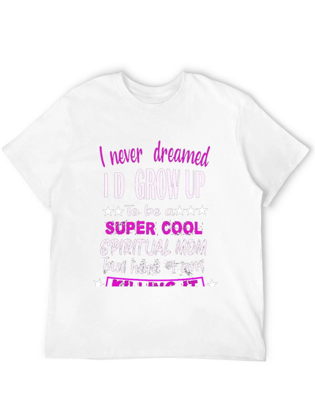 Spiritual Mom Graphic T-Shirt - Black
