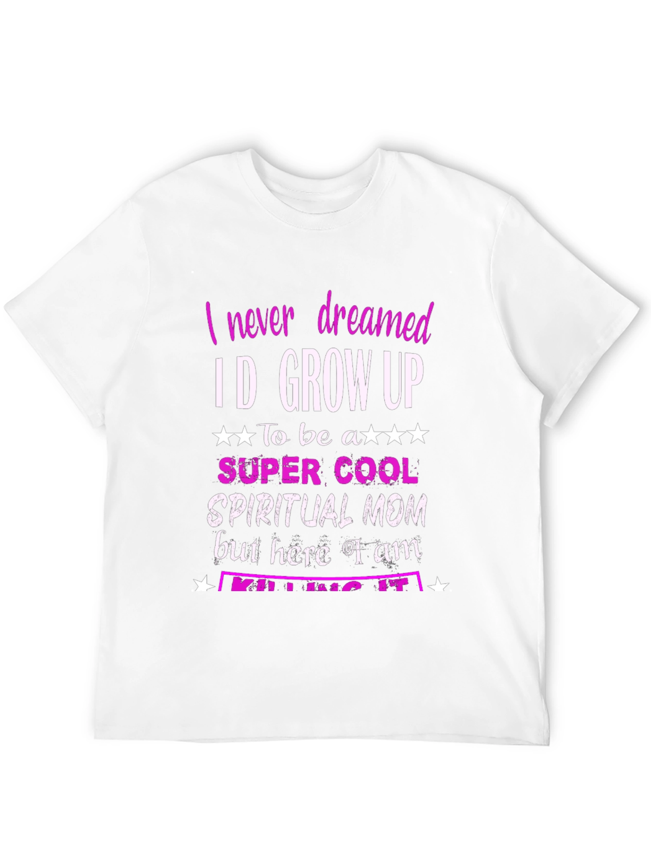 Spiritual Mom Graphic T-Shirt - Black