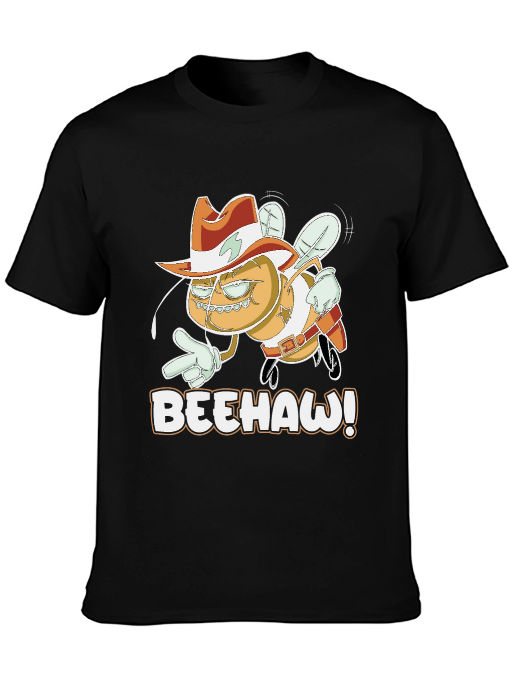 Beehaw Cartoon Graphic T-Shirt