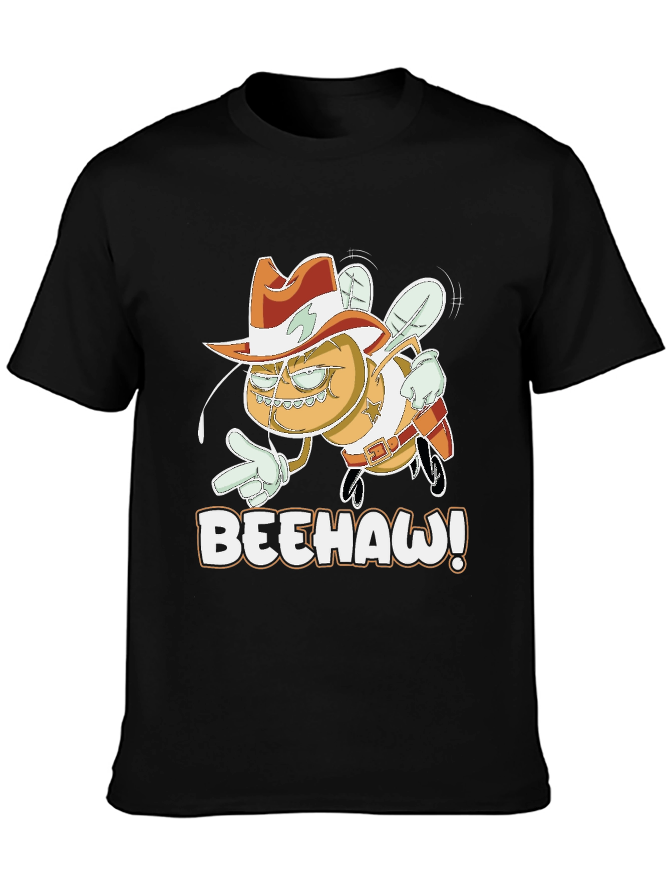 Beehaw Cartoon Graphic T-Shirt