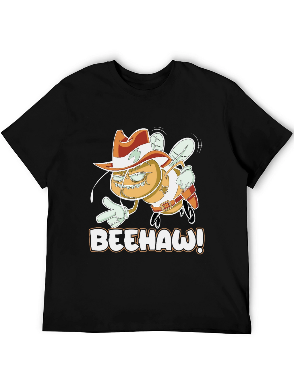 Beehaw Cartoon Graphic T-Shirt