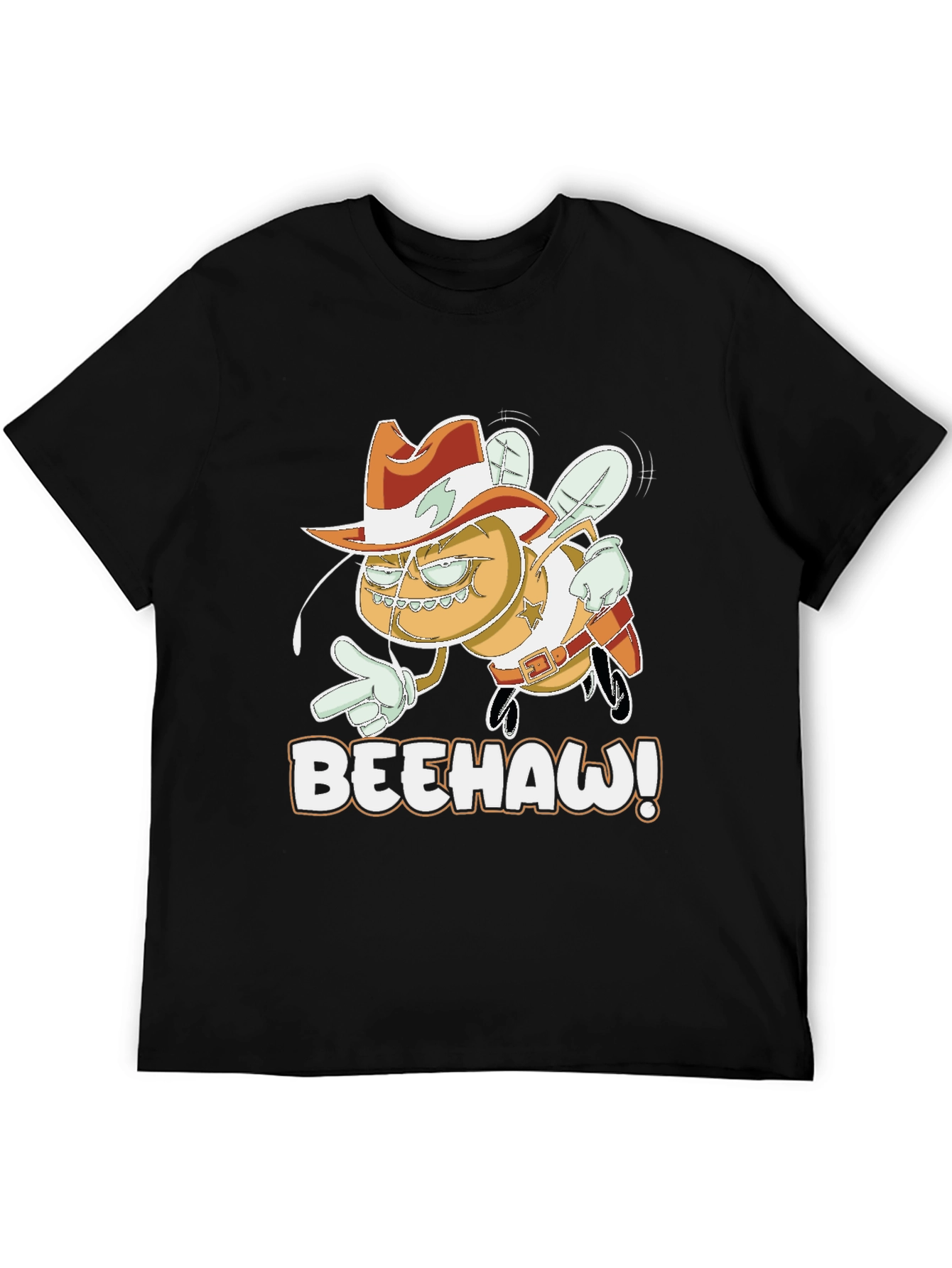 Beehaw Cartoon Graphic T-Shirt