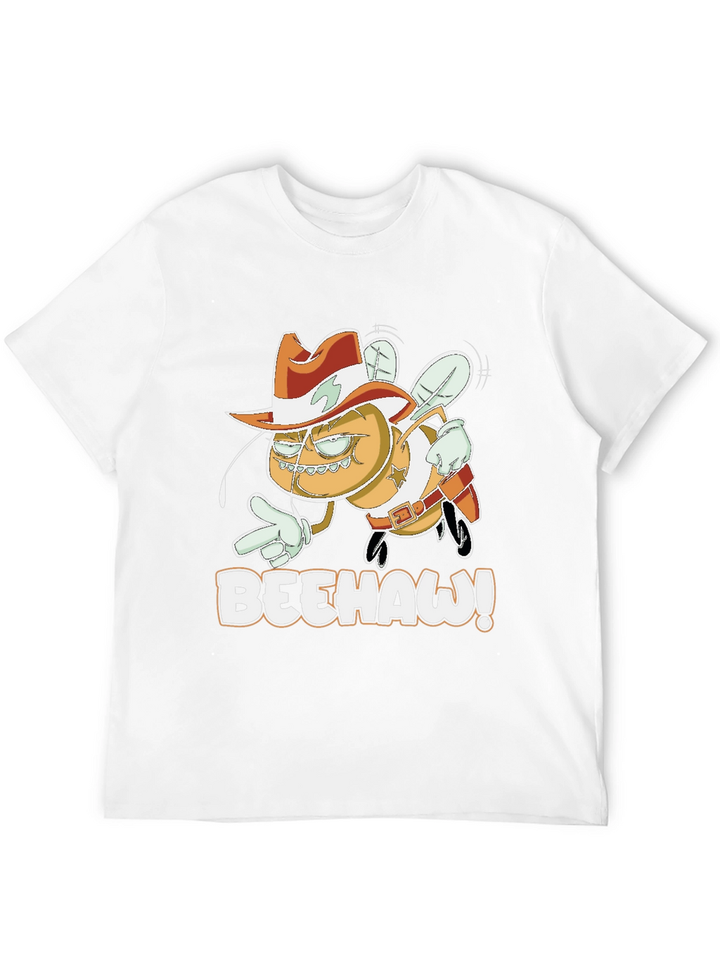 Beehaw Cartoon Graphic T-Shirt
