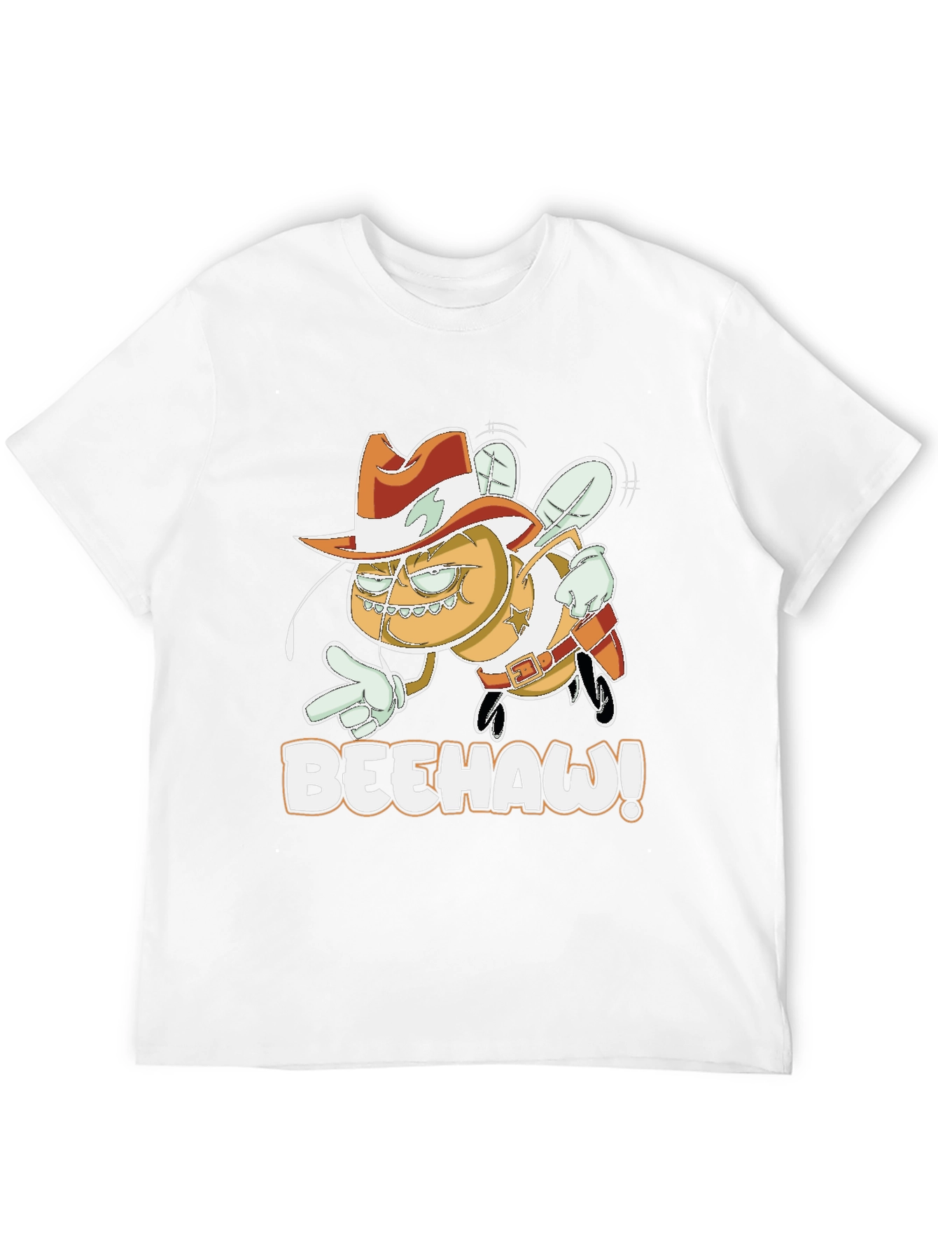 Beehaw Cartoon Graphic T-Shirt