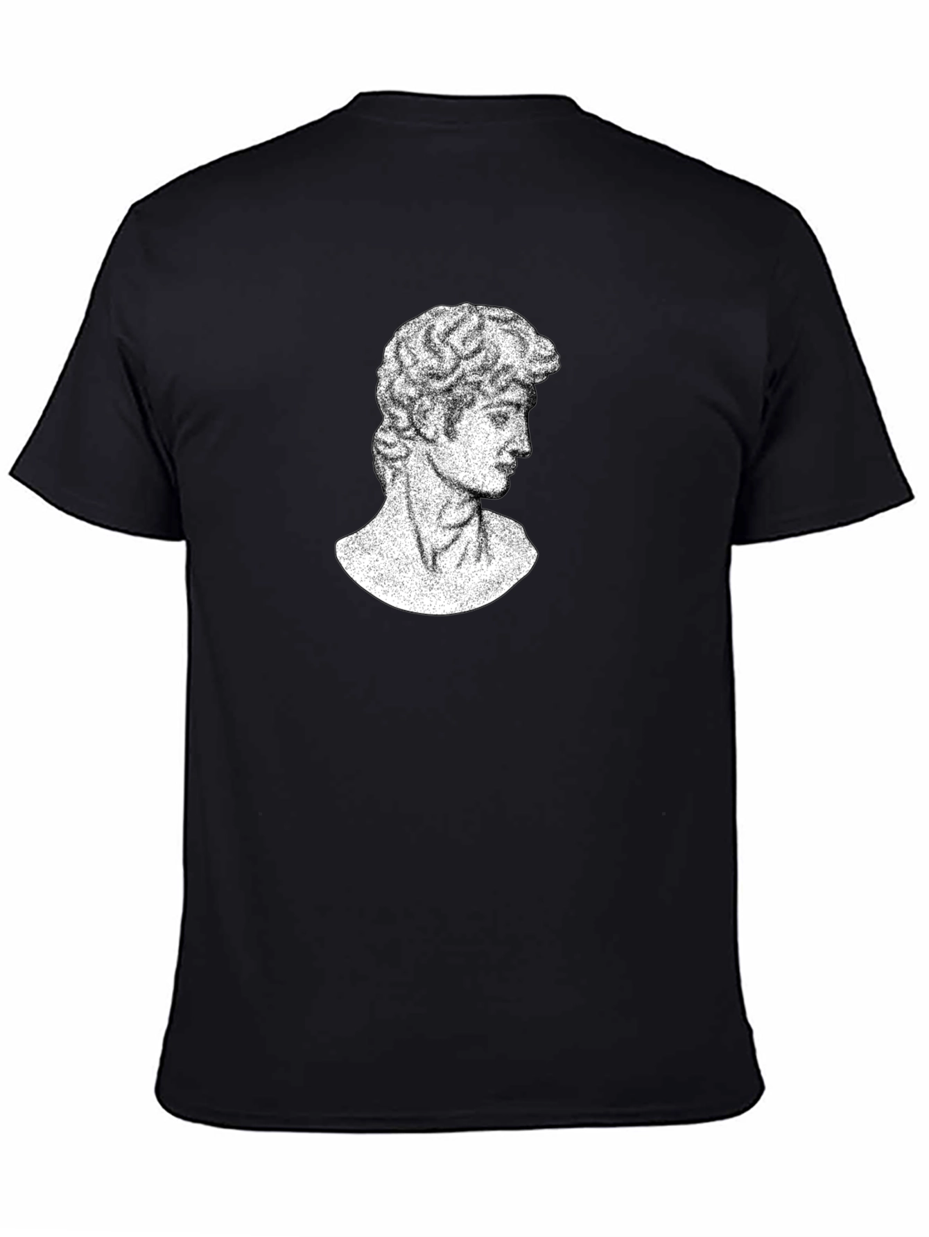 David Bust Graphic Tee - Black Casual T-Shirt