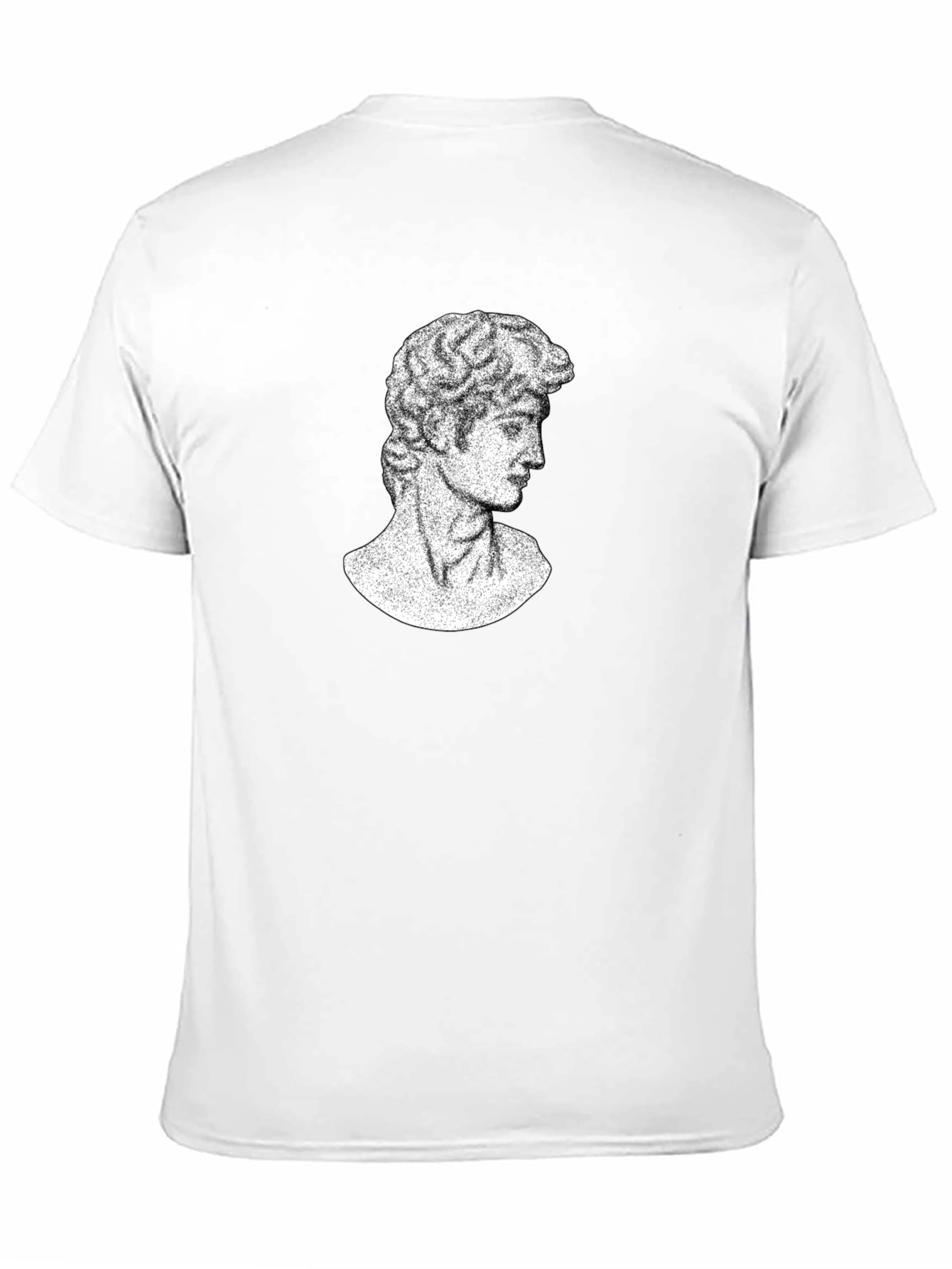 David Bust Graphic Tee - Black Casual T-Shirt