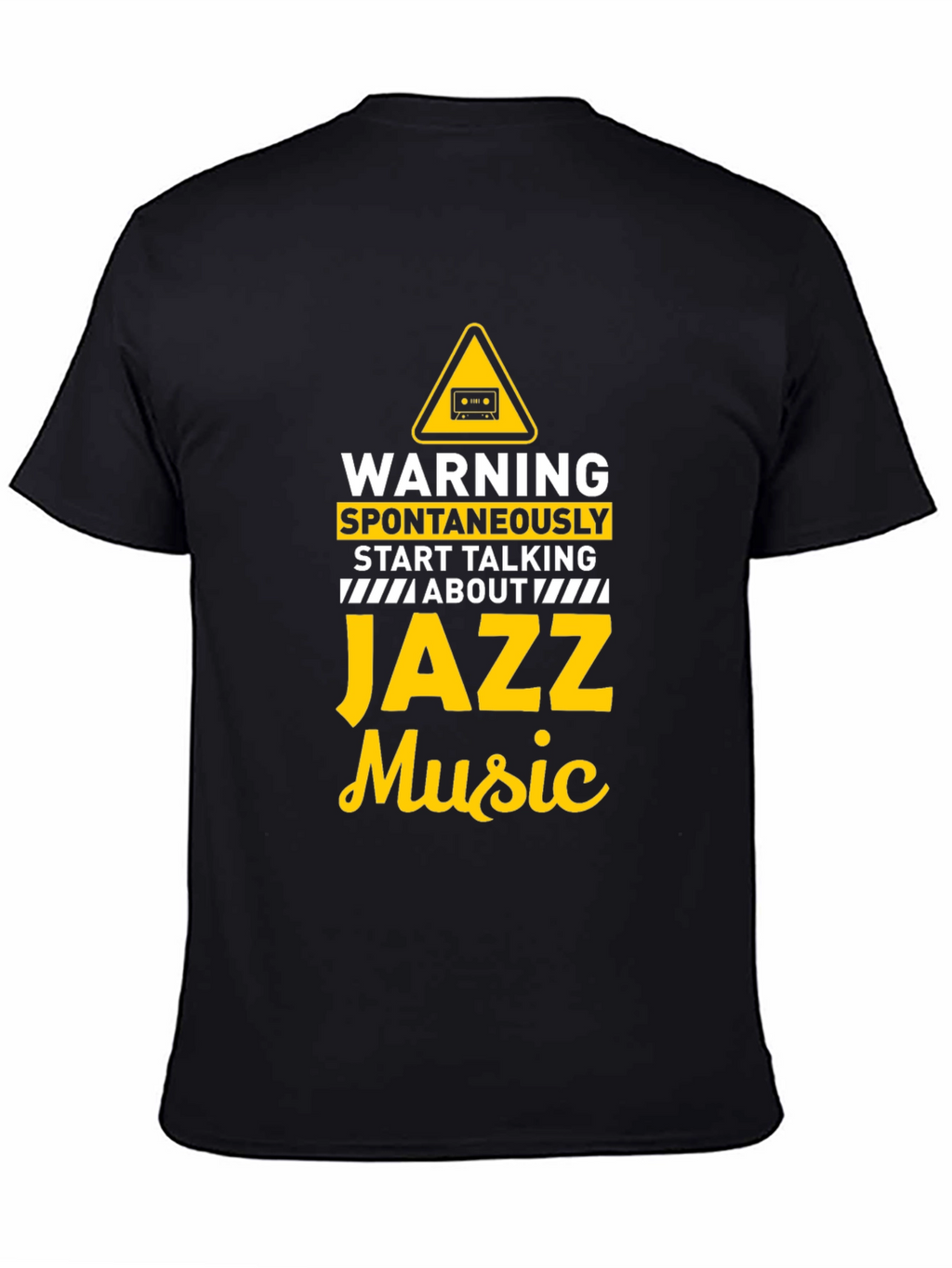 Warning Jazz Music T-Shirt Funny Musician Tee
