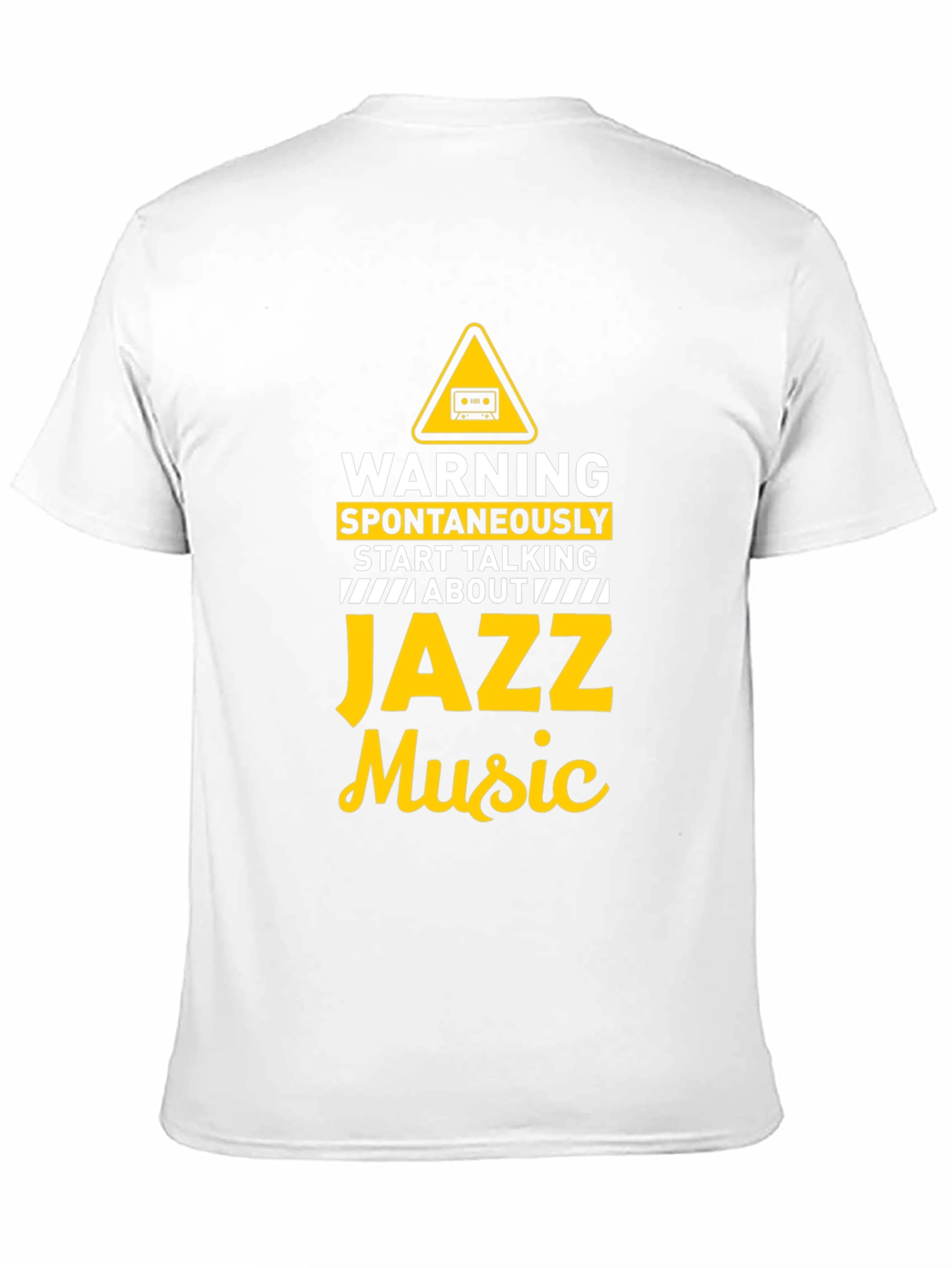Warning Jazz Music T-Shirt Funny Musician Tee