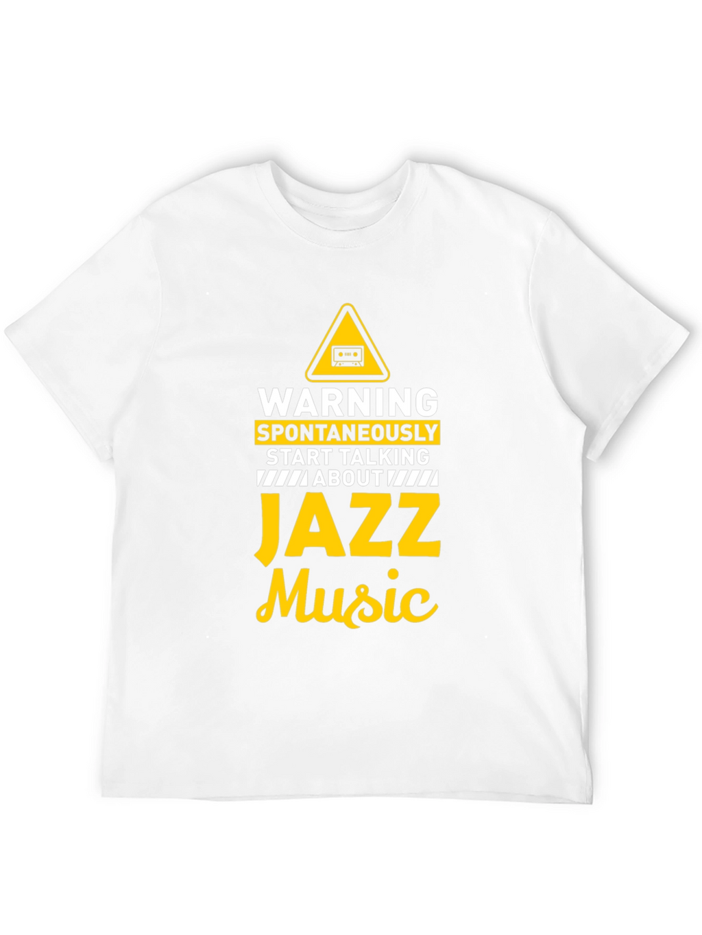 Warning Jazz Music T-Shirt Funny Musician Tee